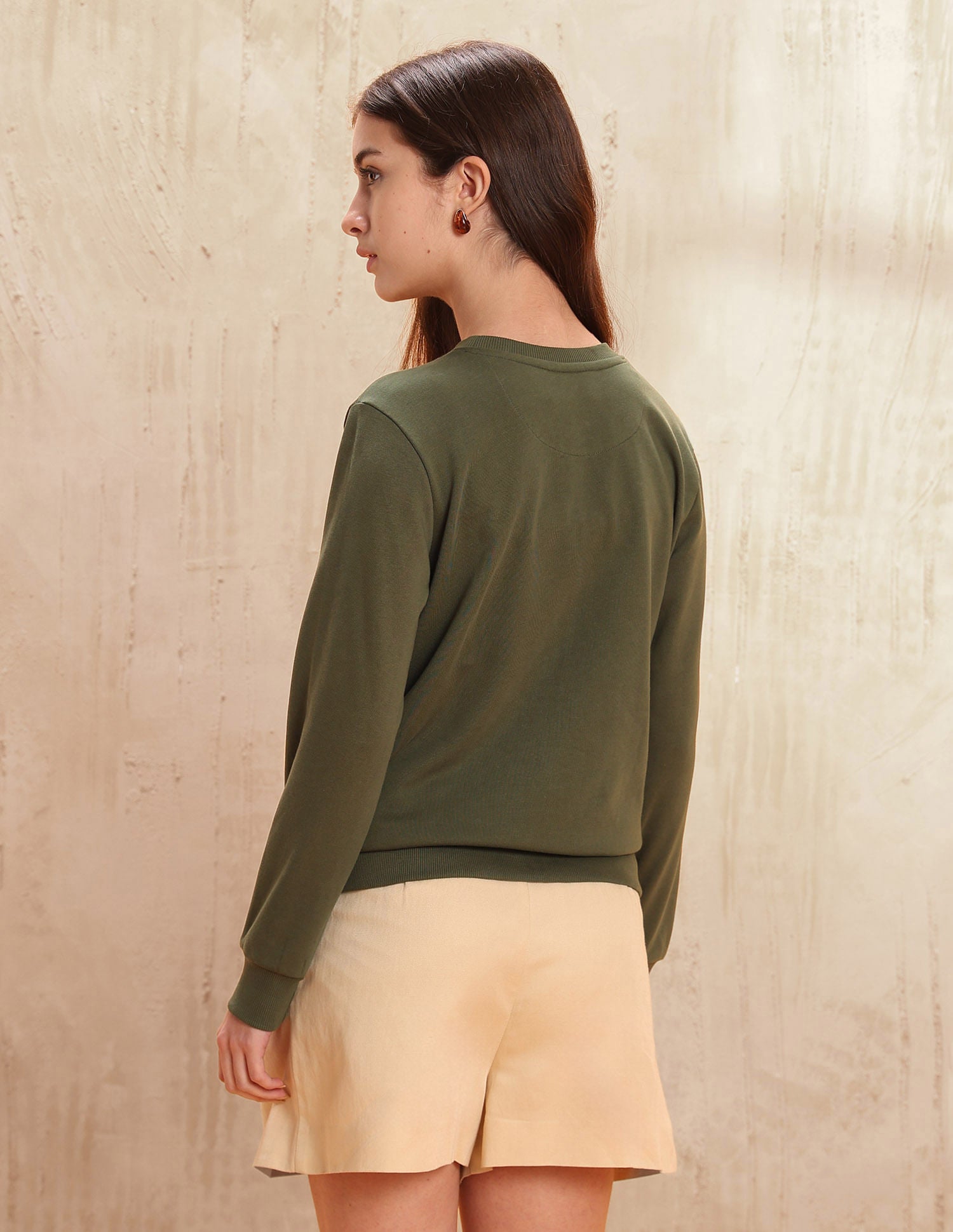 Regular Fit Brand Printed Sweatshirt Green - U.S. POLO ASSN. | Large