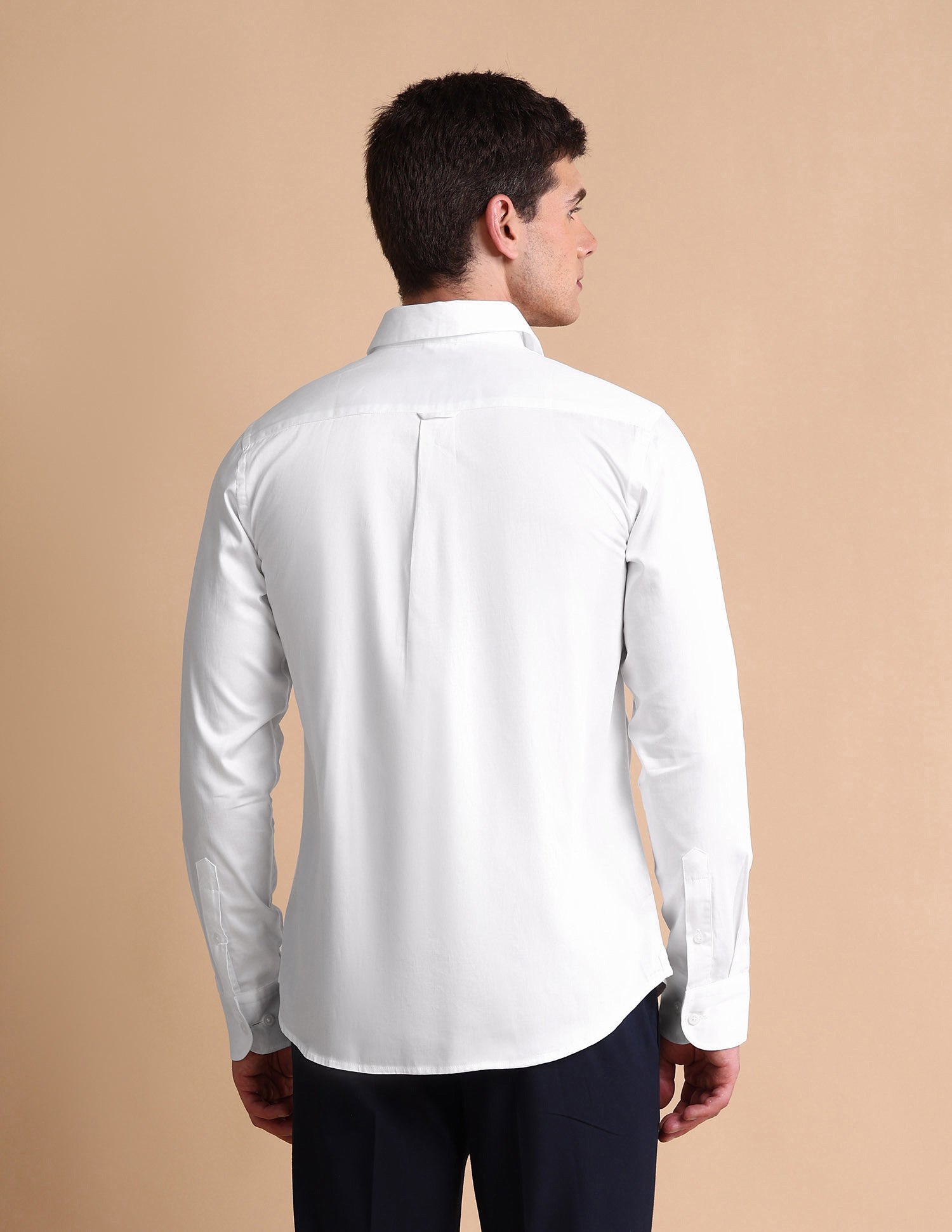 Pure Cotton Tailored Fit Shirt White - U.S. POLO ASSN. | Large