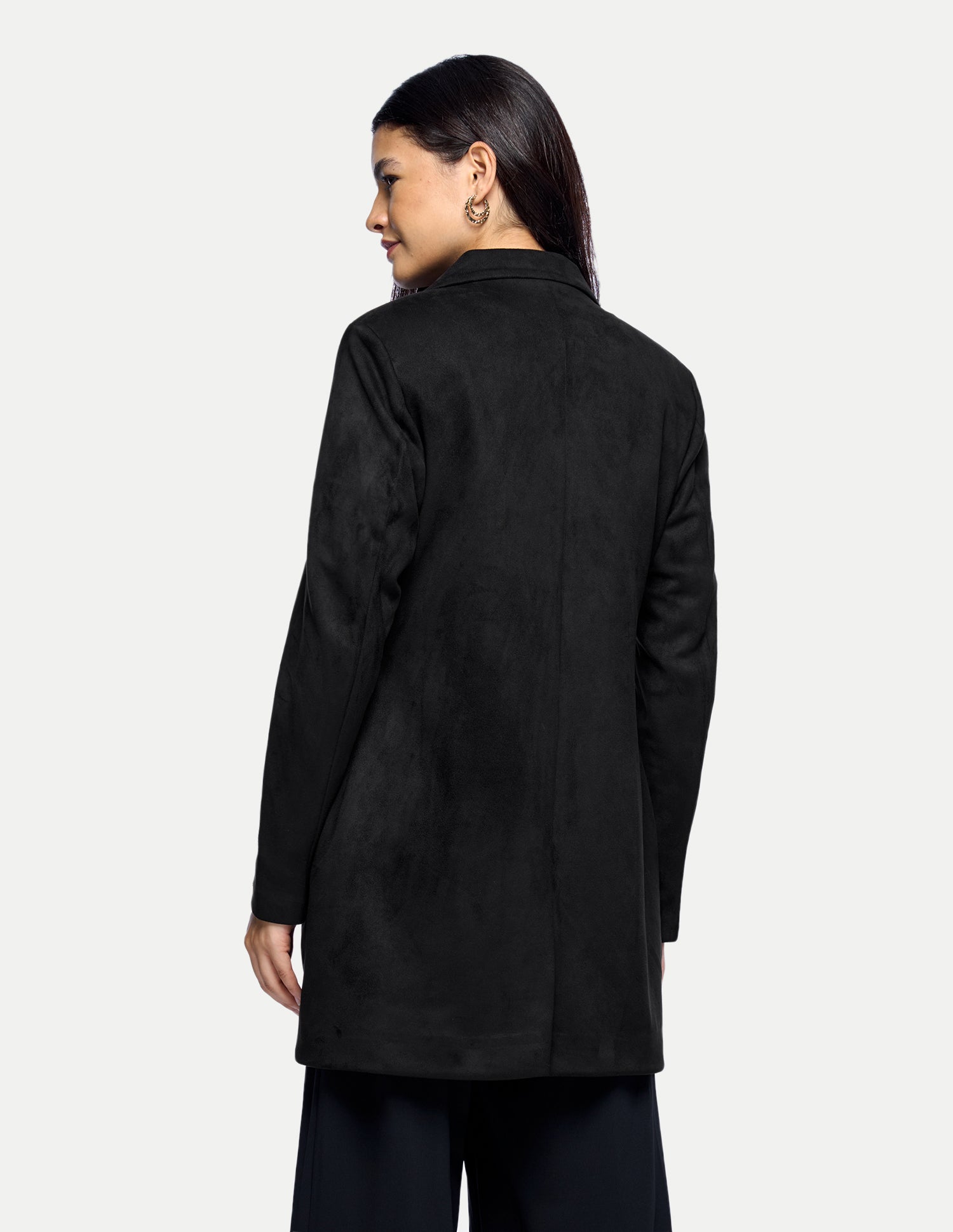Longline Double Breasted Jacket Black - U.S. Polo Assn. India | Large