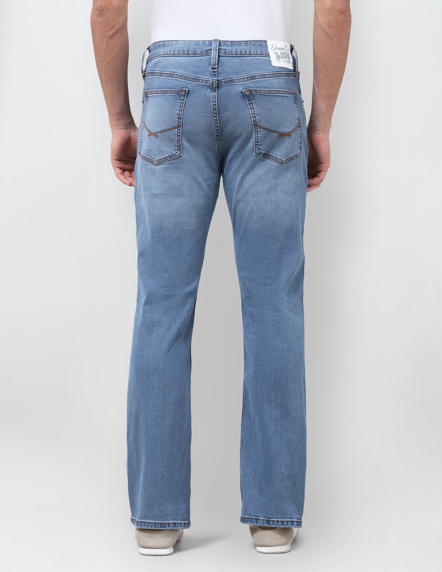 Connor Bootcut Fit Blue Jeans Dark Indigo - U.S. Polo Assn. India | Large