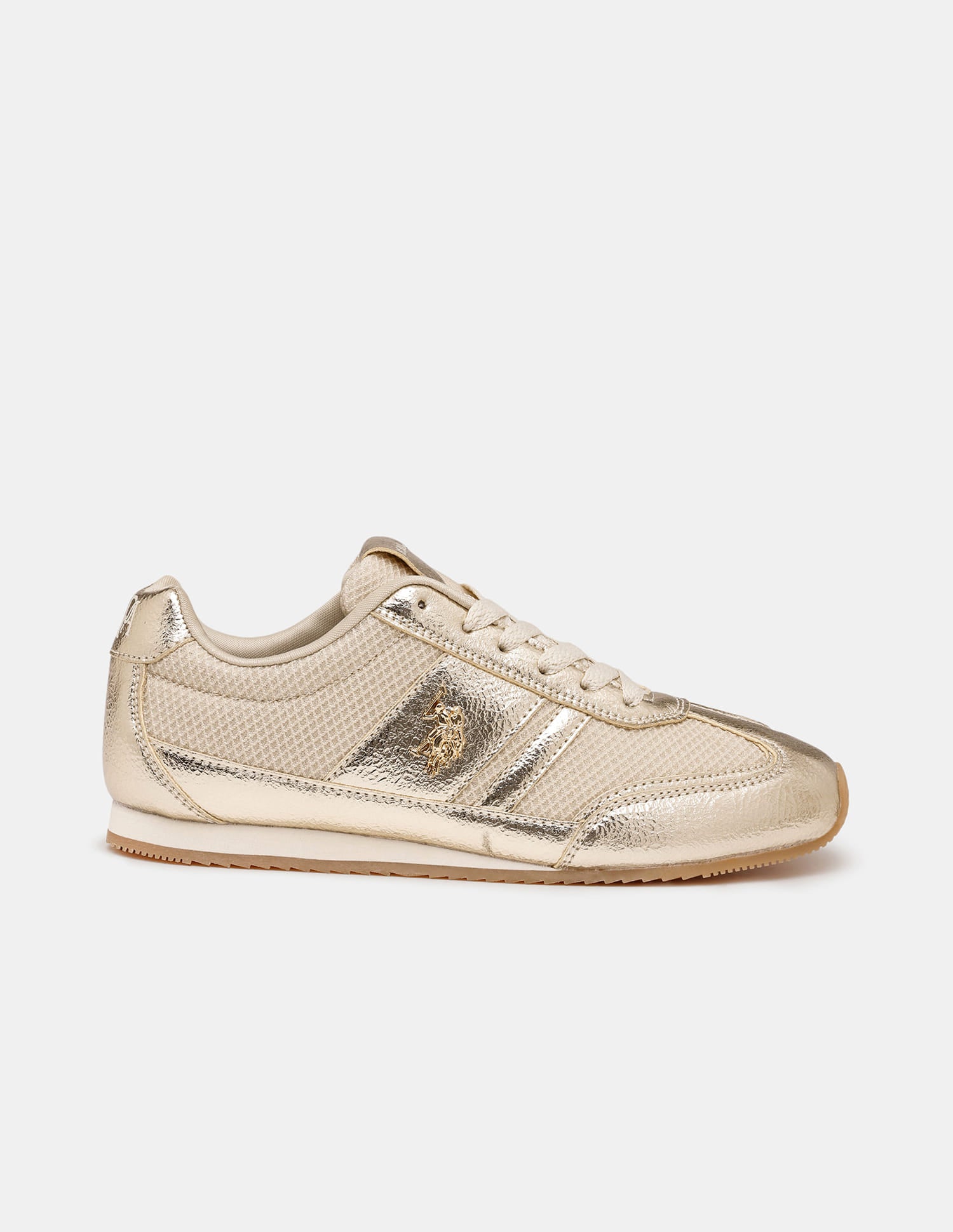 Reverie Retro Sneakers Shoes Gold - U.S. Polo Assn. India | Large