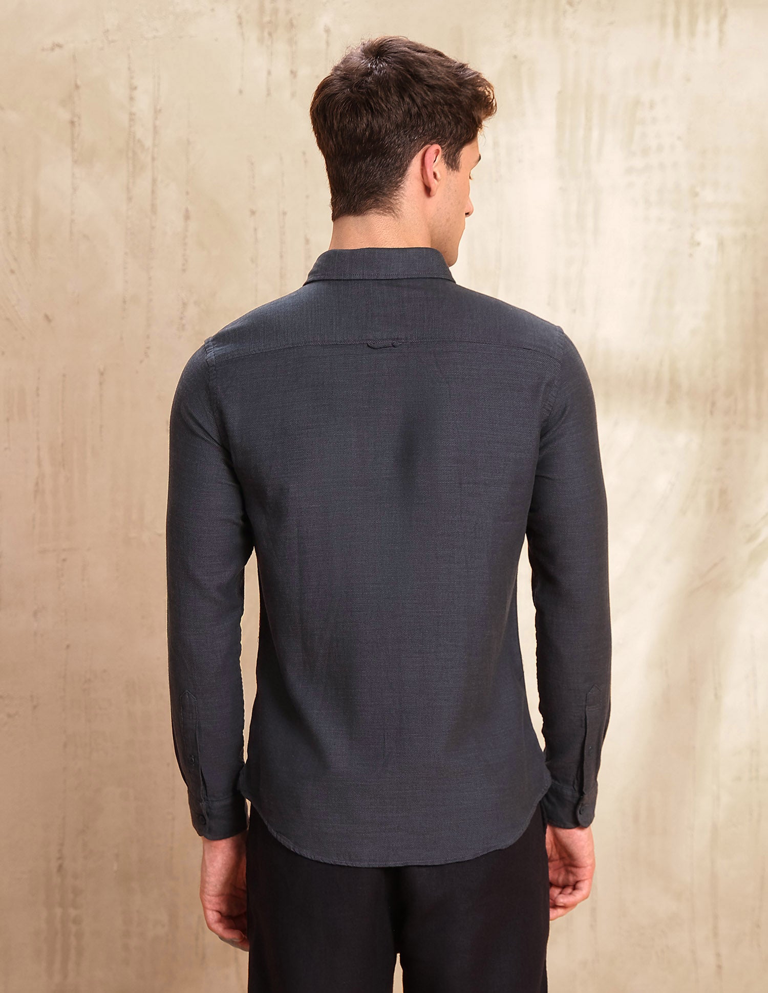 Slim Fit Legend Of Horseshoe Shirt Dark Grey - U.S. POLO ASSN. | Large