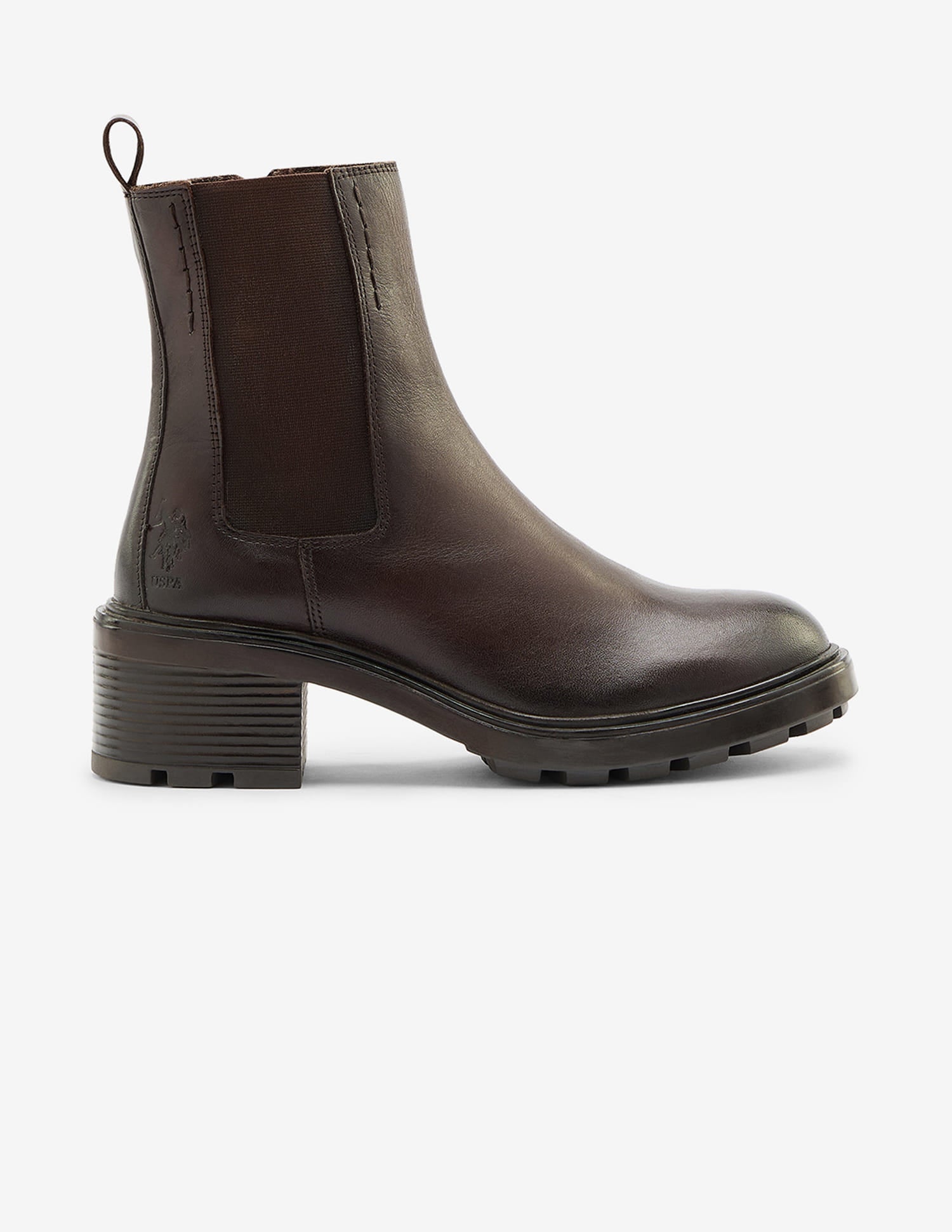 Mynta Leather Chelsea Boots Brown - U.S. Polo Assn. India | Large