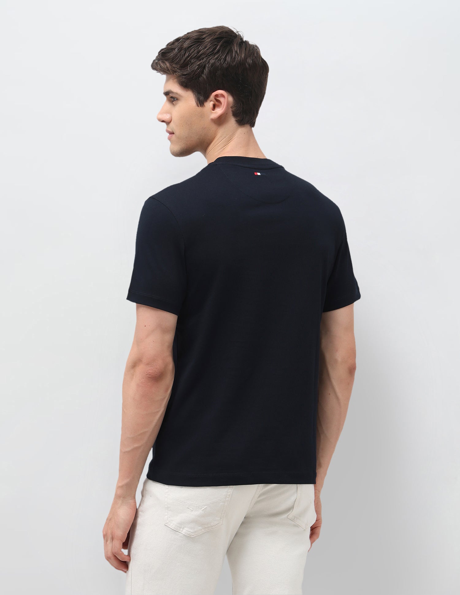 Brand Embroidered Slim Fit T-Shirt Navy - U.S. Polo Assn. India | Large