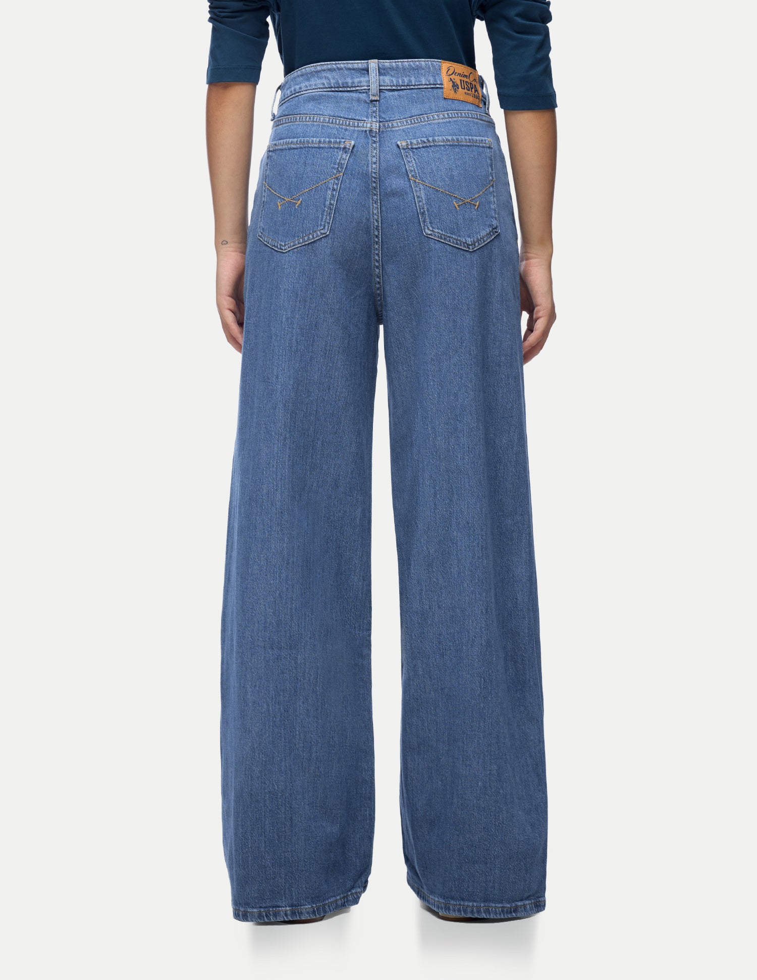 Baggy Fit Blue Jeans Blue - U.S. Polo Assn. India | Large