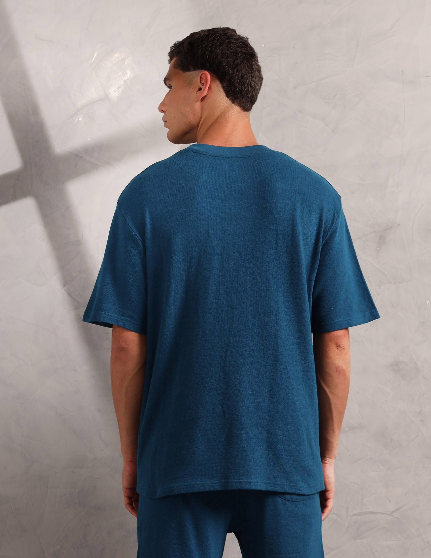 Pure Cotton Oversized Fit PE004 Lounge T-Shirt - Pack Of 1 Sailor Blue - U.S. POLO ASSN. | Large