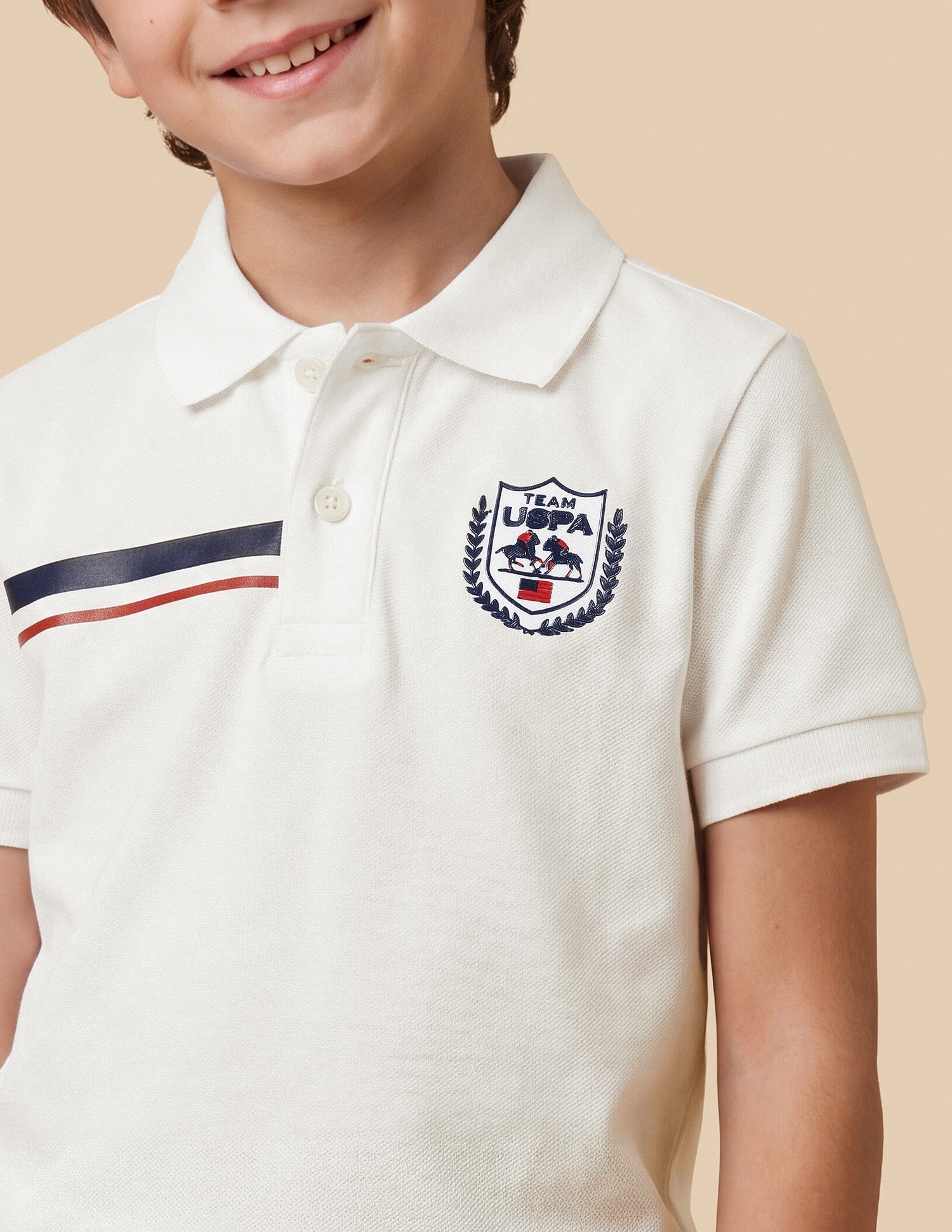 Solid Regular Fit Polo Shirt White - U.S. Polo Assn. India | Large