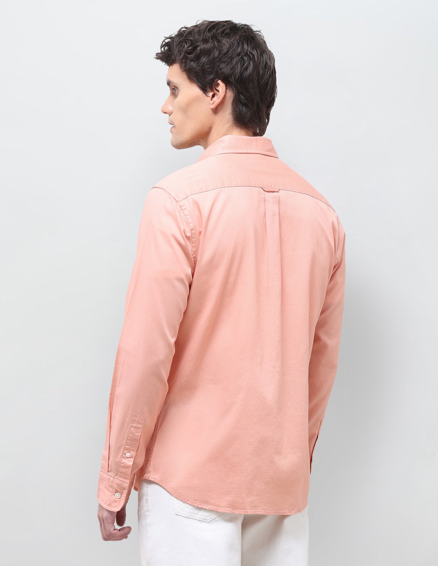 Solid Tailored Fit Shirt Pink - U.S. Polo Assn. India | Large