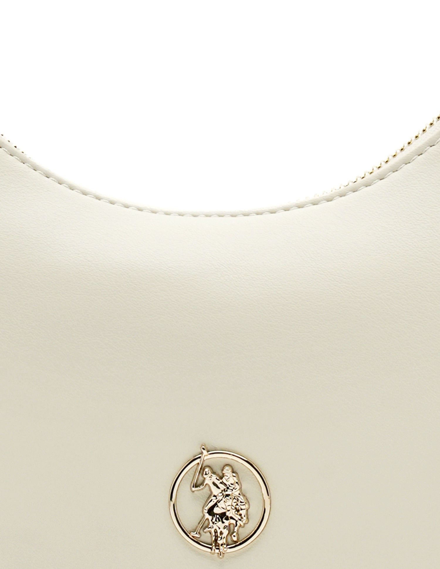 Miranda Textured Shoulder Bag Beige - U.S. POLO ASSN. | Large