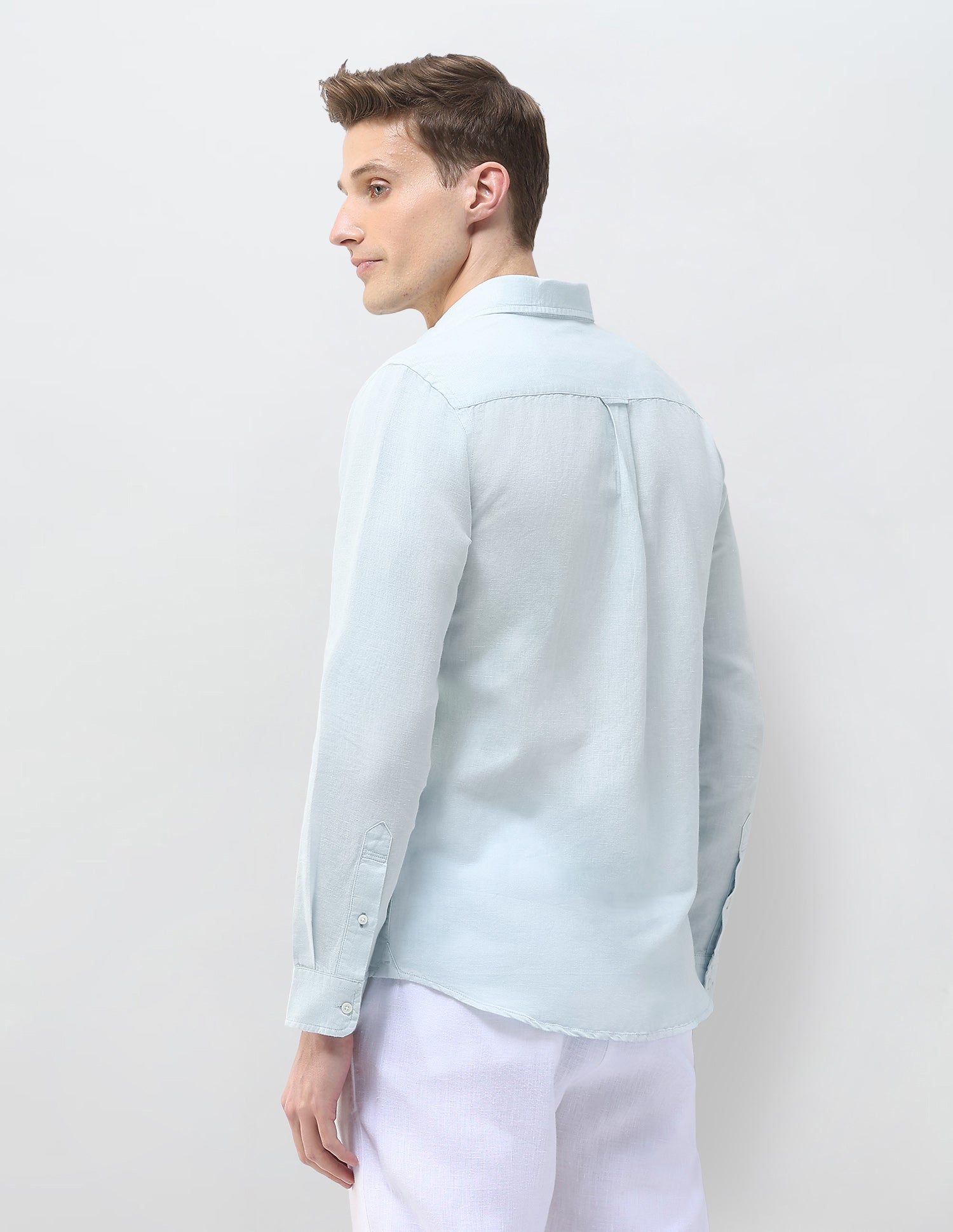 Regular Fit Motel On The Coast Shirt Light Blue - U.S. Polo Assn. India | Large