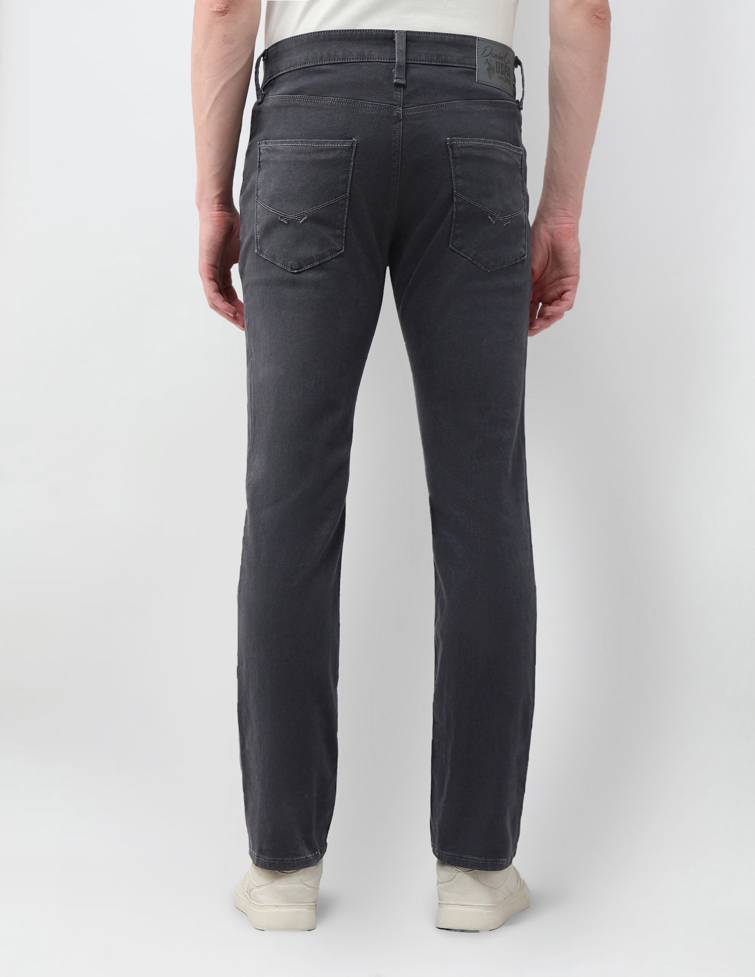 Mid Rise Harold Slim Straight Fit Jeans Grey - U.S. Polo Assn. India | Large