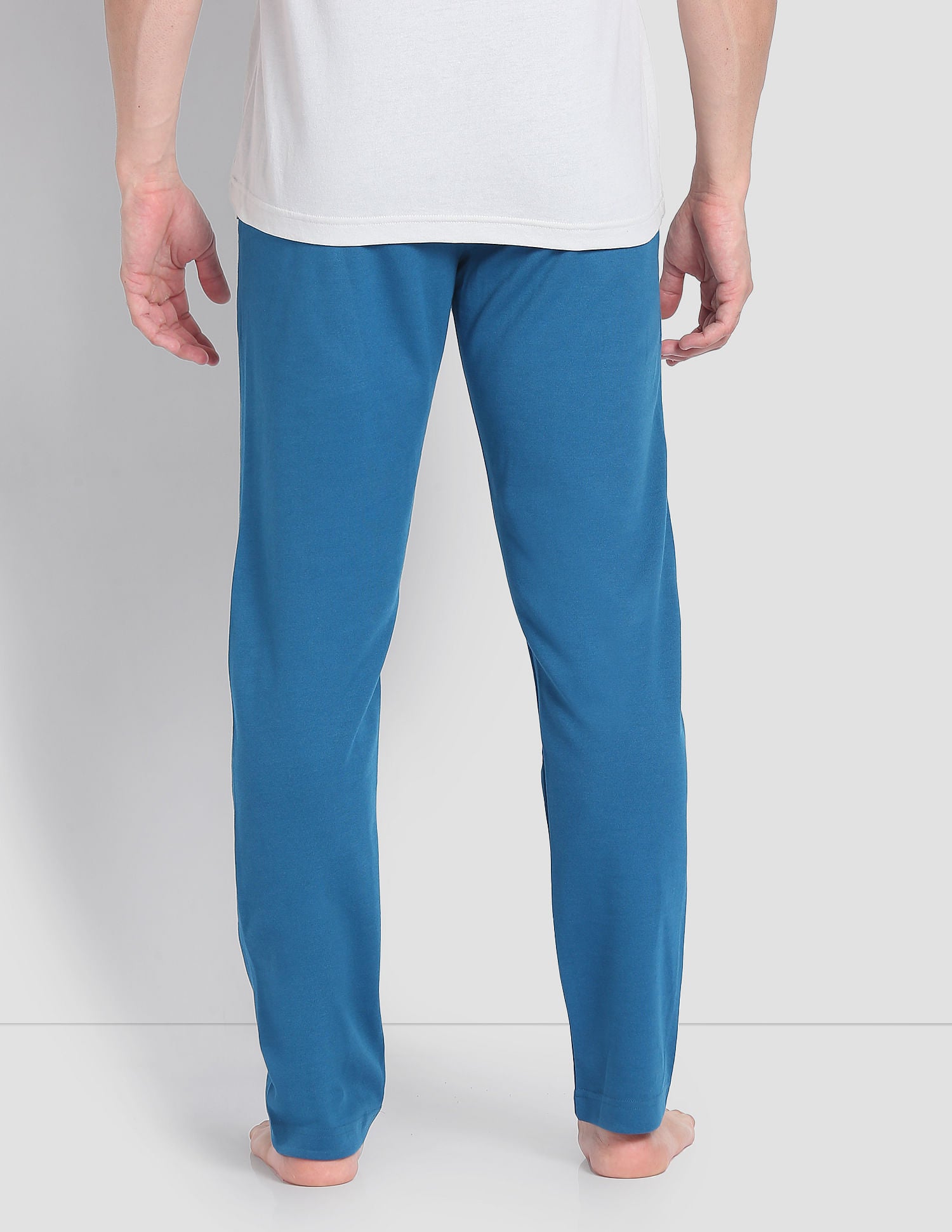 Solid LR006 Lounge Track Pants - Pack Of 1 Teal - U.S. POLO ASSN. | Large