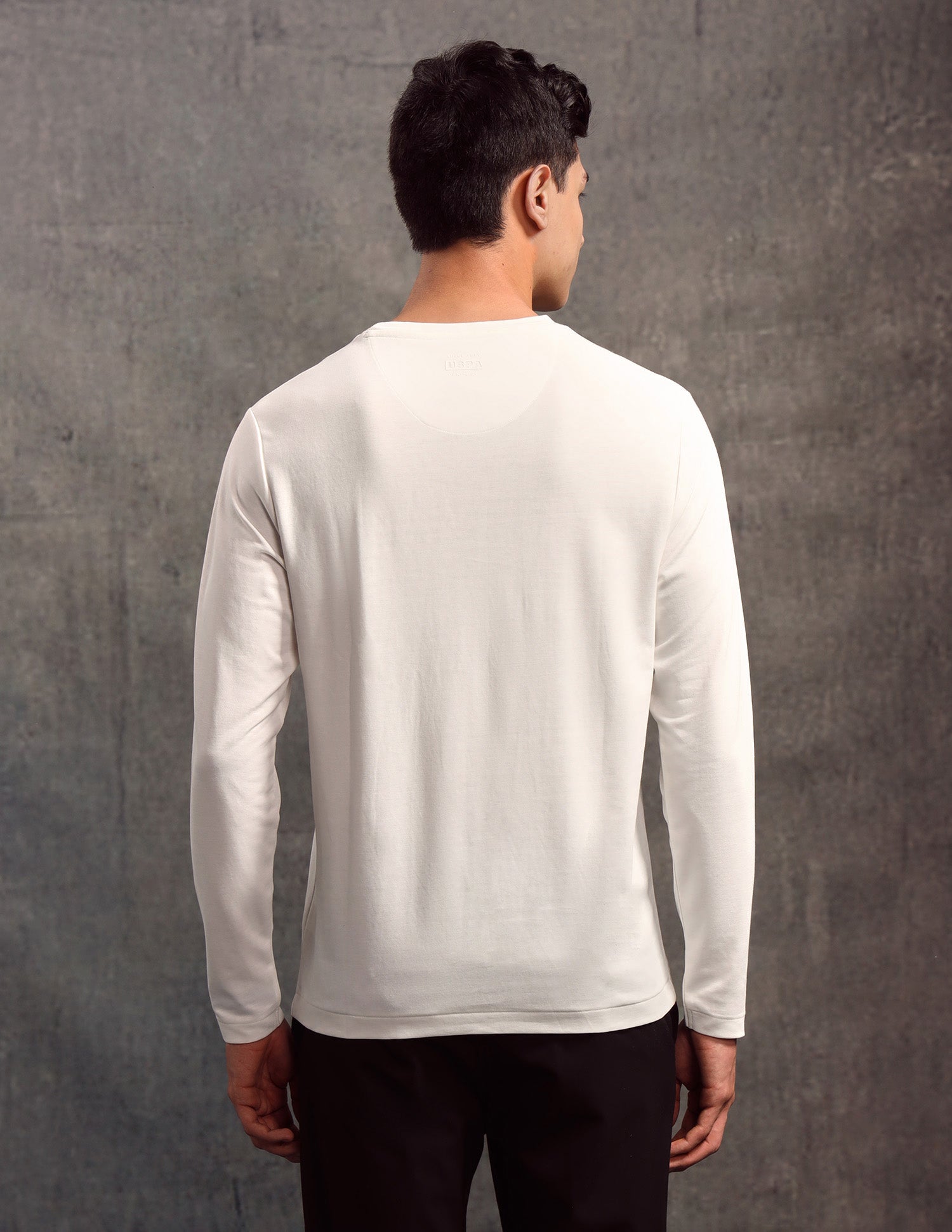 Solid Regular Fit T-shirt Ivory - U.S. POLO ASSN. | Large