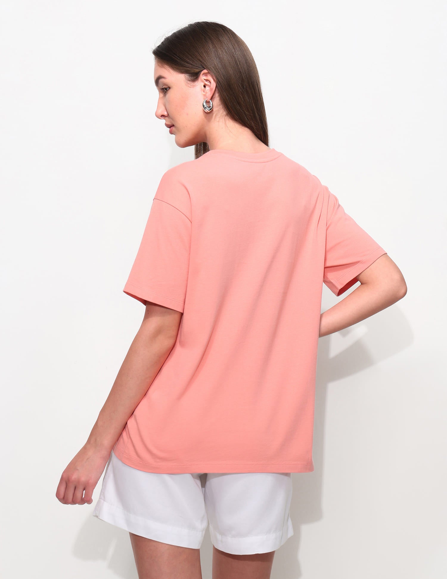 Oversized Brand Printed T-Shirt Pink - U.S. Polo Assn. India | Large