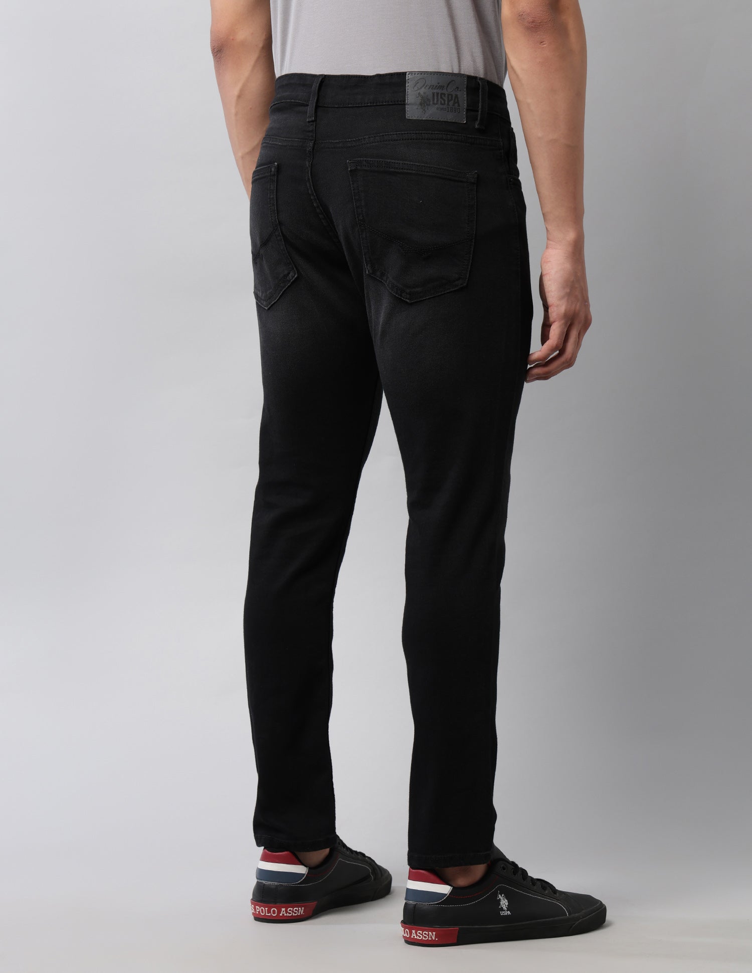 Henry Tapered Fit Black Jeans Black - U.S. POLO ASSN. | Large