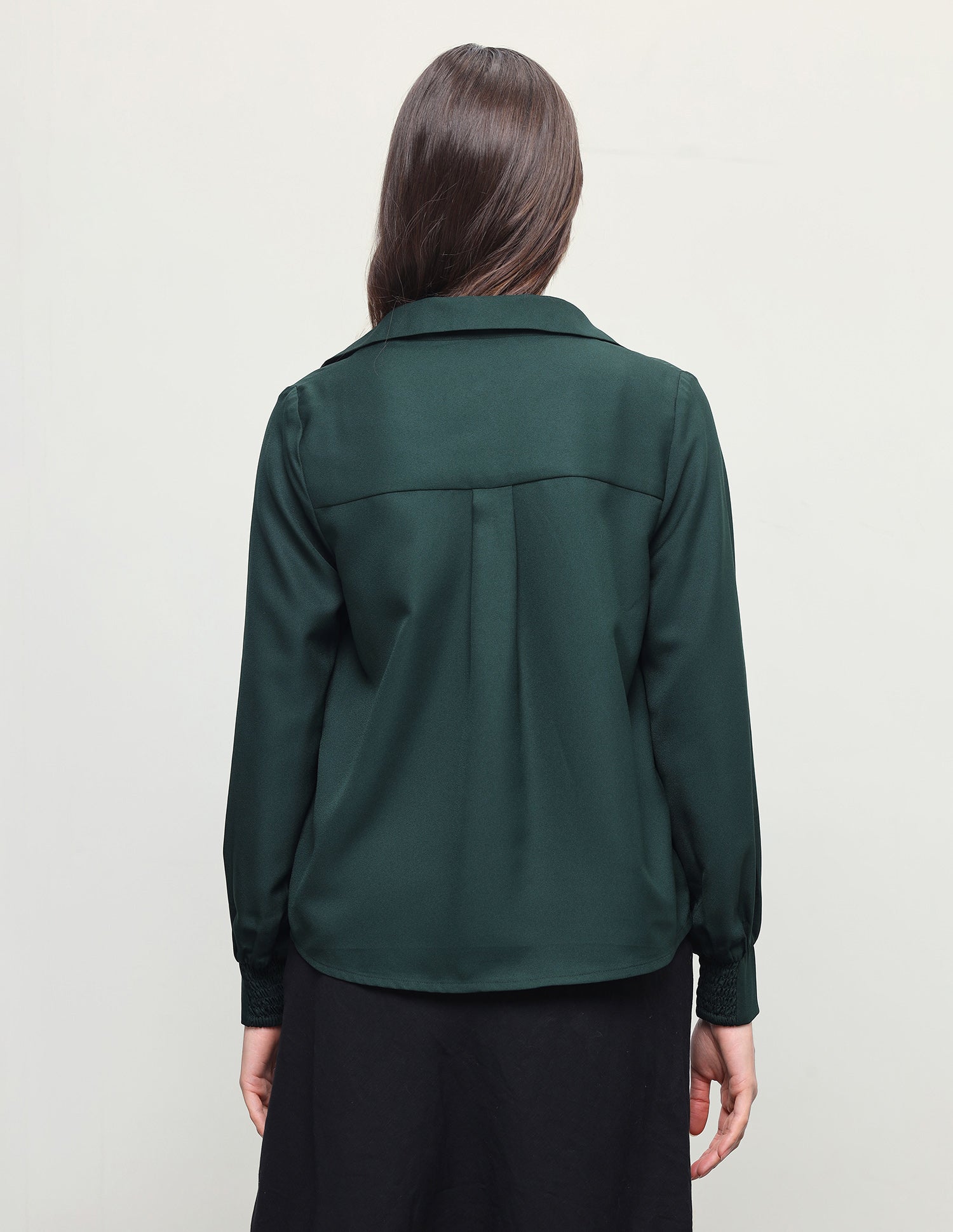 Solid Regular Fit Top Dark Green - U.S. Polo Assn. India | Large
