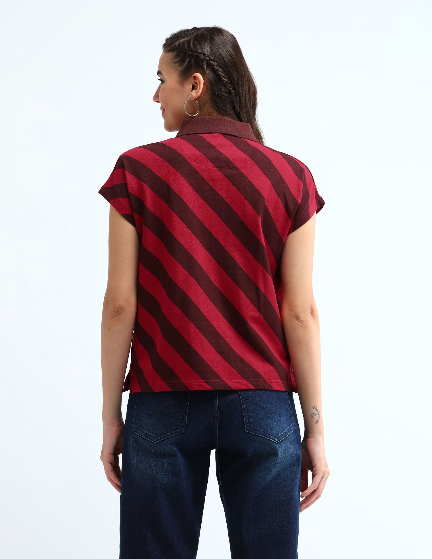 Extended Shoulder Cotton Polo Shirt Multicolour - U.S. POLO ASSN. | Large