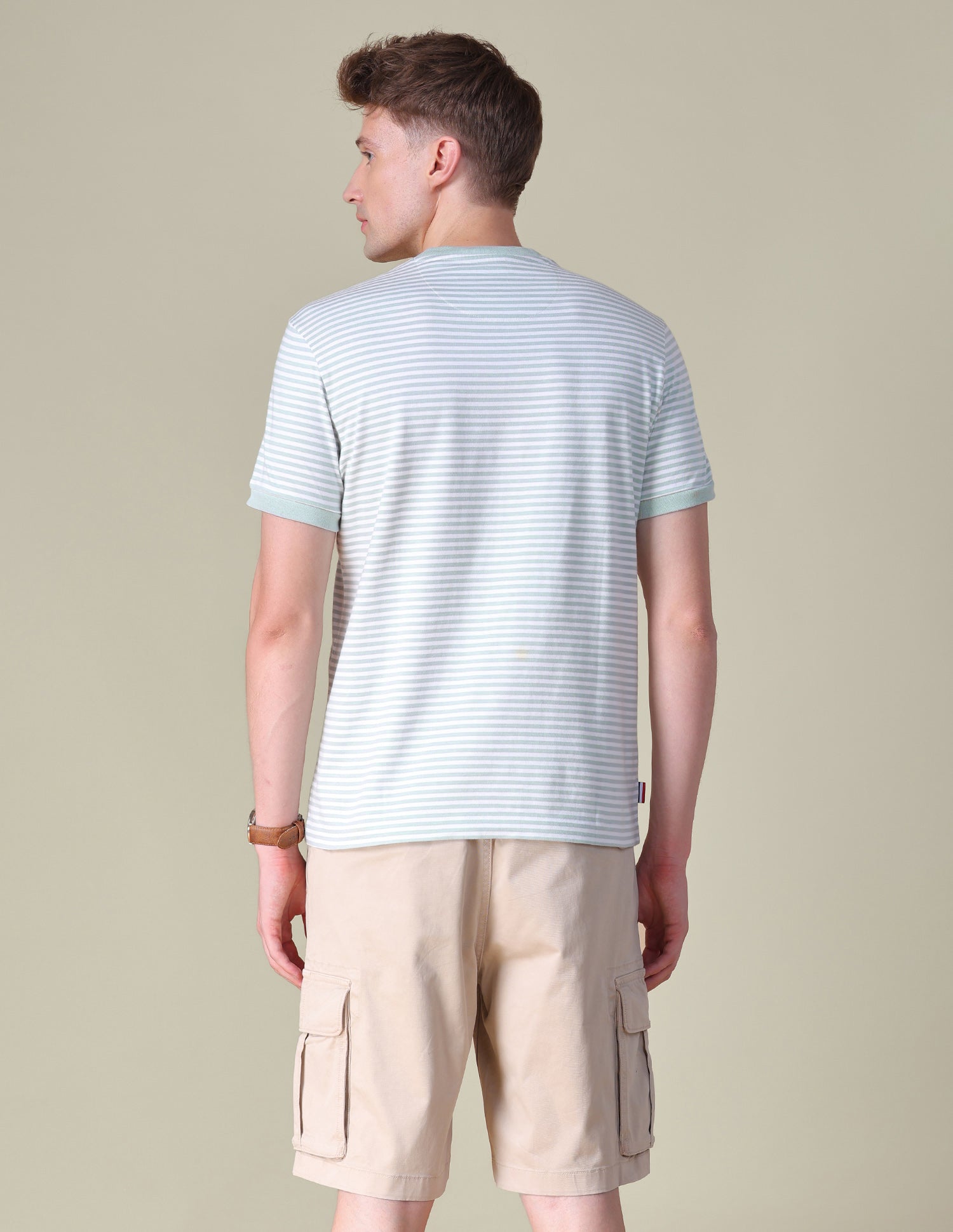 Horizontal Striped Slim Fit T-Shirt Grey - U.S. POLO ASSN. | Large