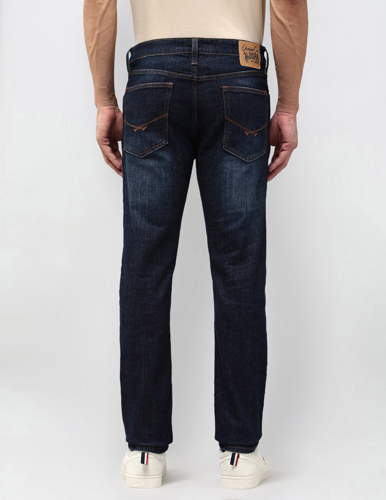 Regallo Skinny Fit Blue Jeans Indigo - U.S. POLO ASSN. | Large