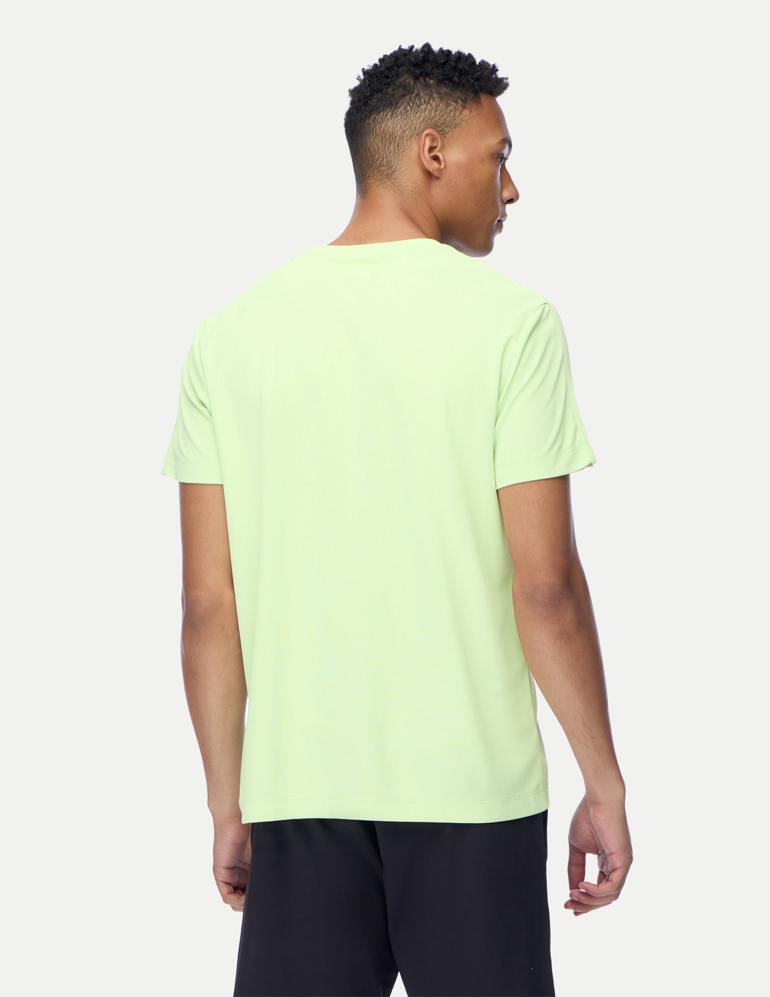 Brand Embossed Regular Fit Active T-Shirt Lime-Green - U.S. Polo Assn. India | Large