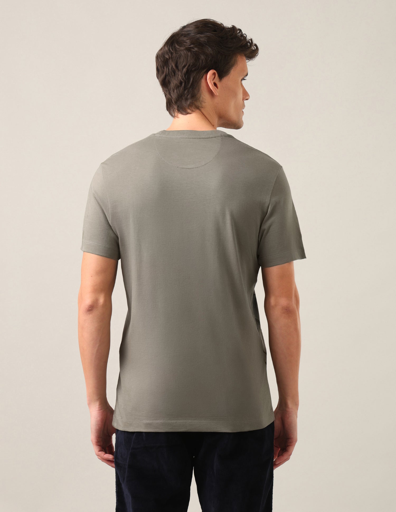 Graphic Brand Printed Slim Fit T-Shirt Light Green - U.S. Polo Assn. India | Large