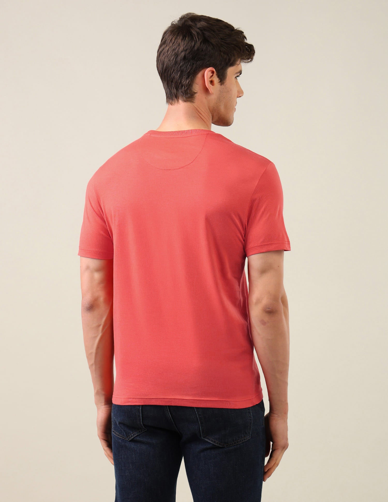 Brand Printed Regular Fit T-Shirt Red - U.S. Polo Assn. India | Large