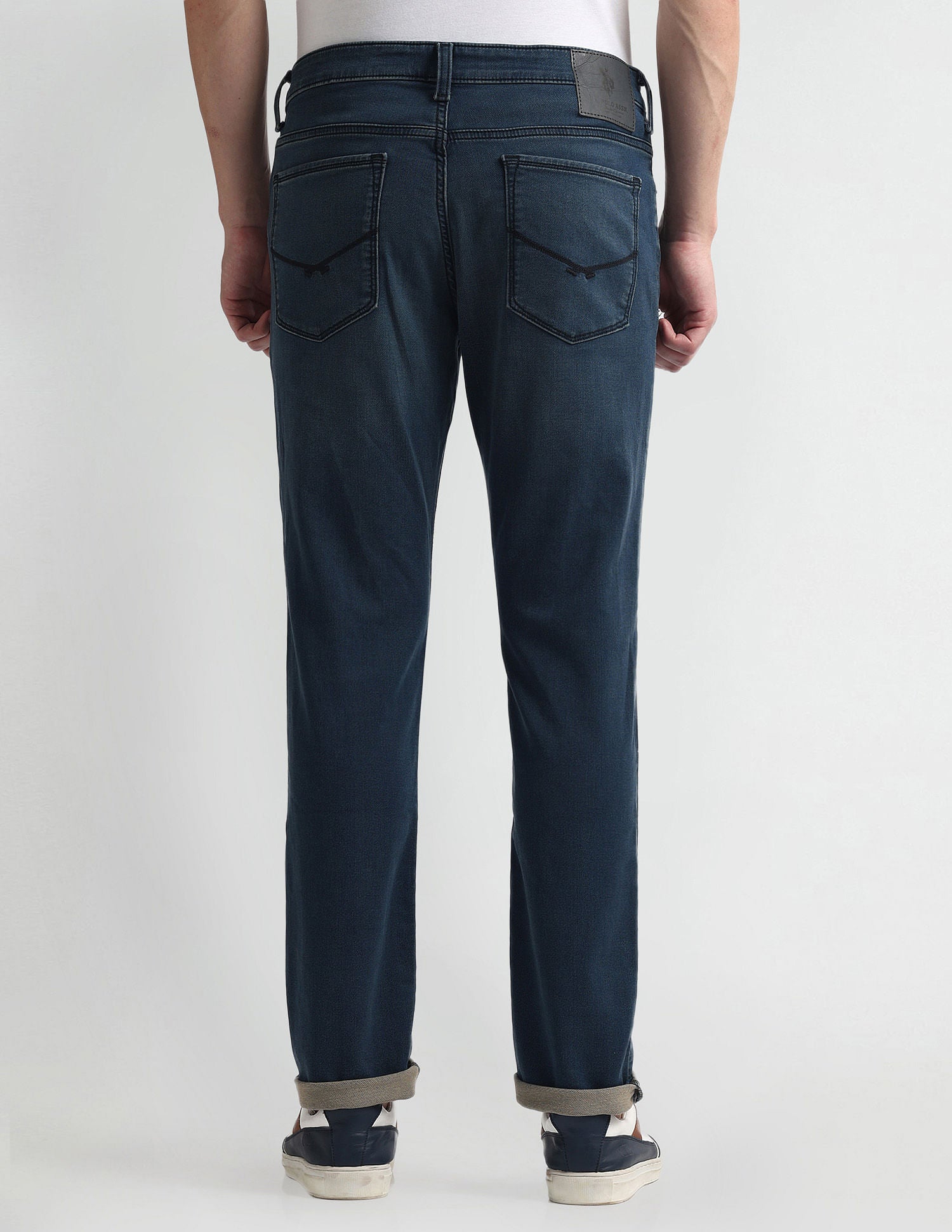 Brandon Slim Tapered Blue Jeans Blue - U.S. Polo Assn. India | Large