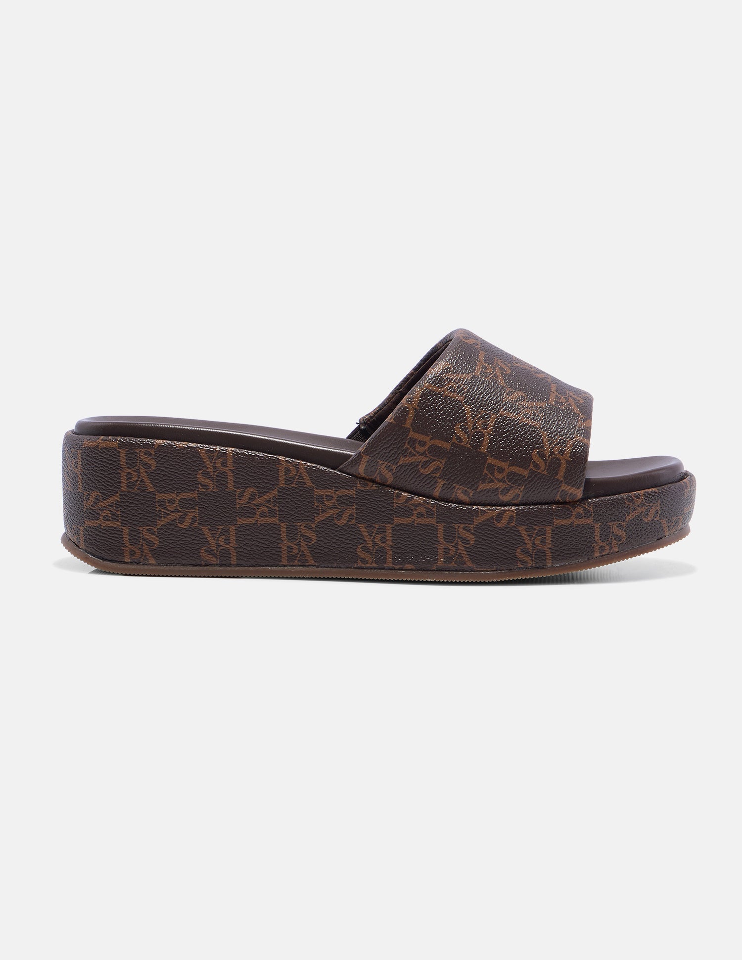 Broad Strap Tiana Platform Heels Brown - U.S. Polo Assn. India | Large