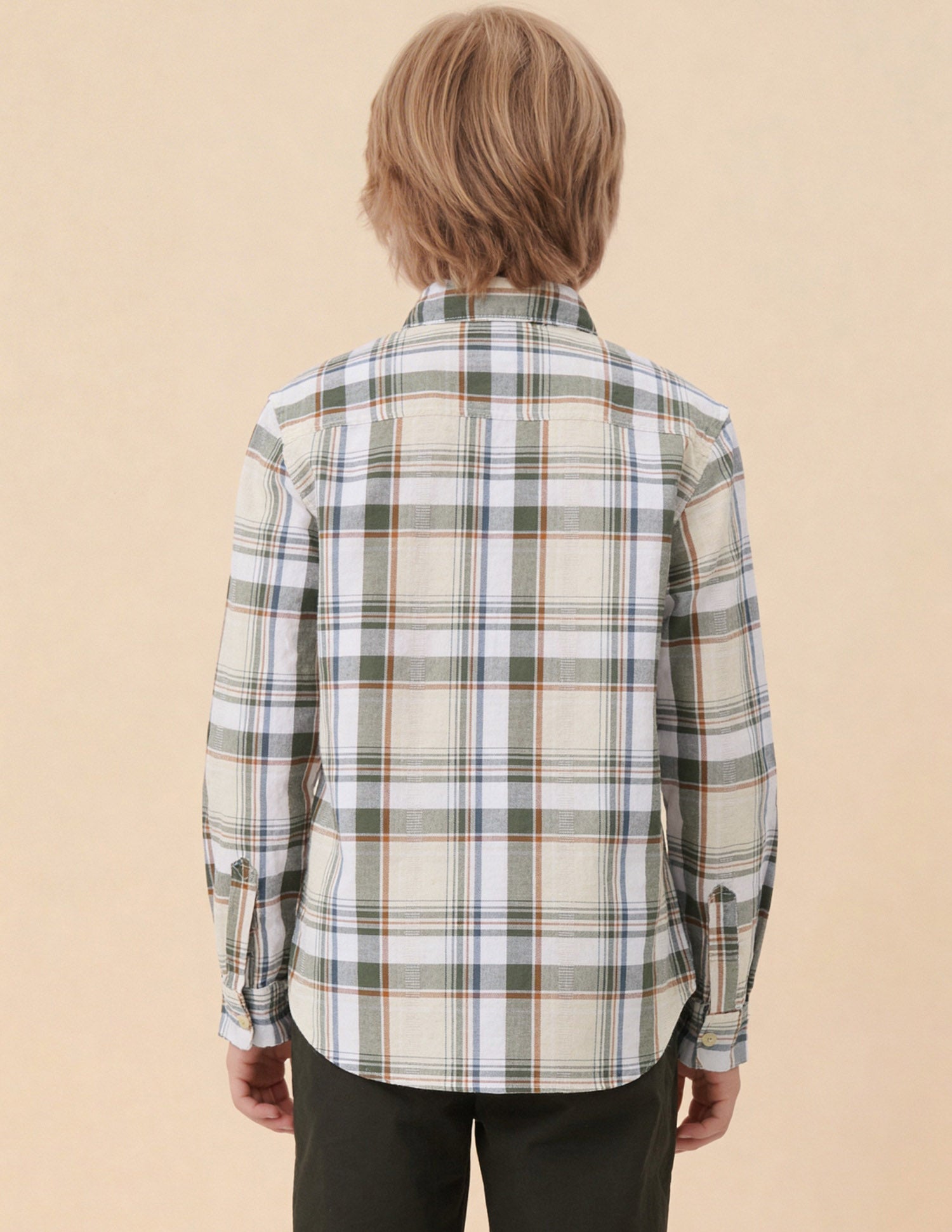 Tartan Checked Dobby Shirt Olive - U.S. Polo Assn. India | Large