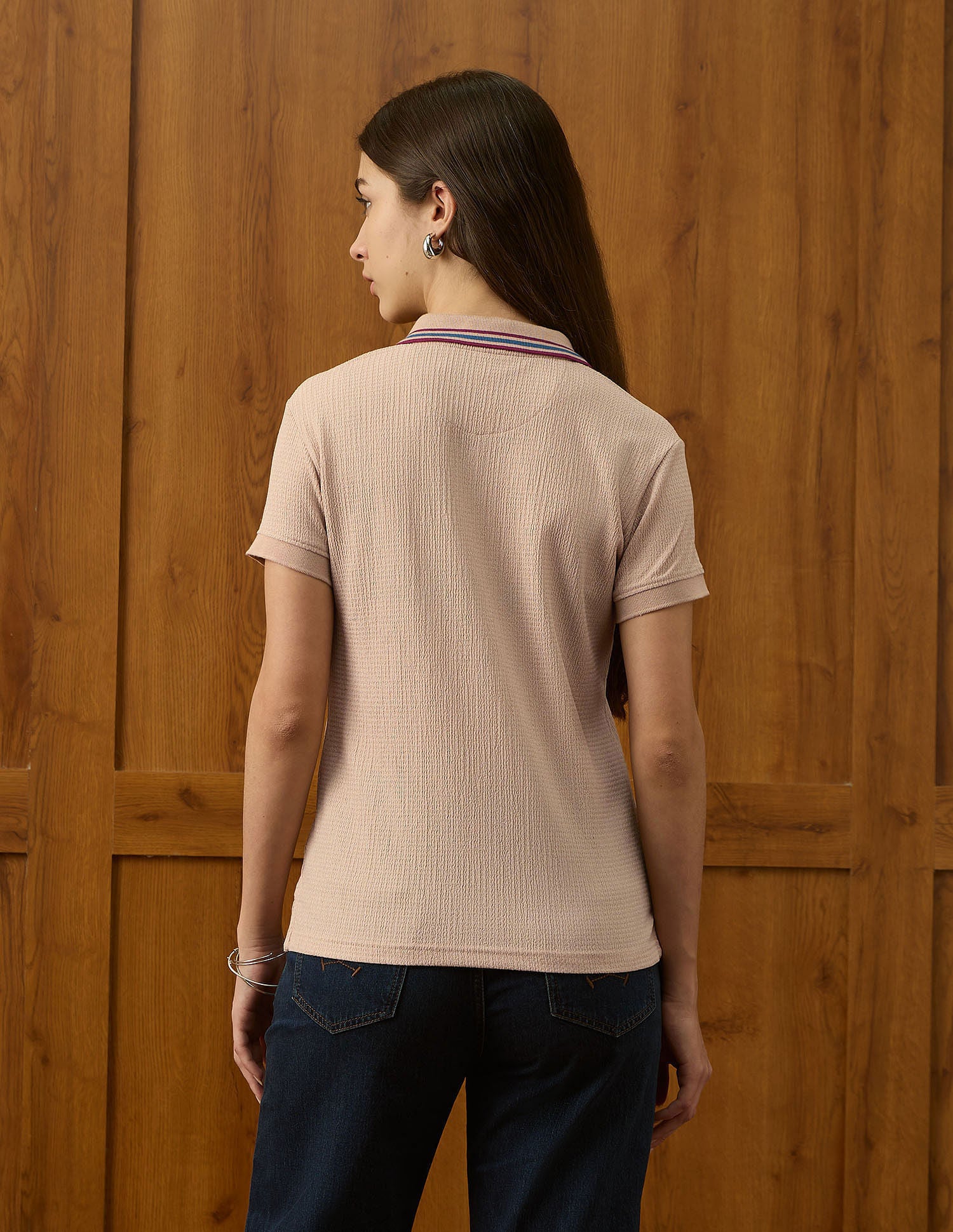 Regular Fit Textured Polo Shirt Beige - U.S. POLO ASSN. | Large