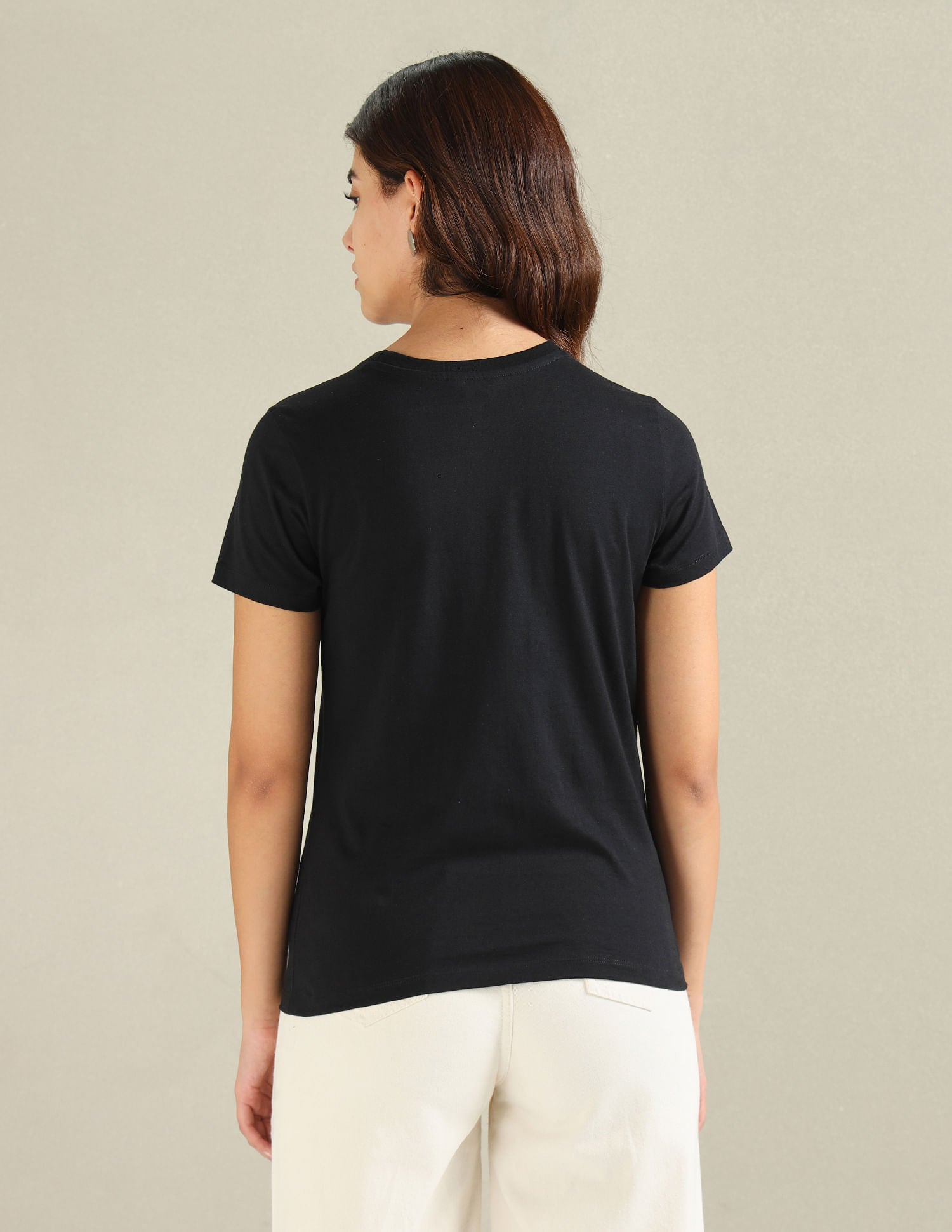 Brand Print Boxy Fit T-Shirt Black - U.S. POLO ASSN. | Large