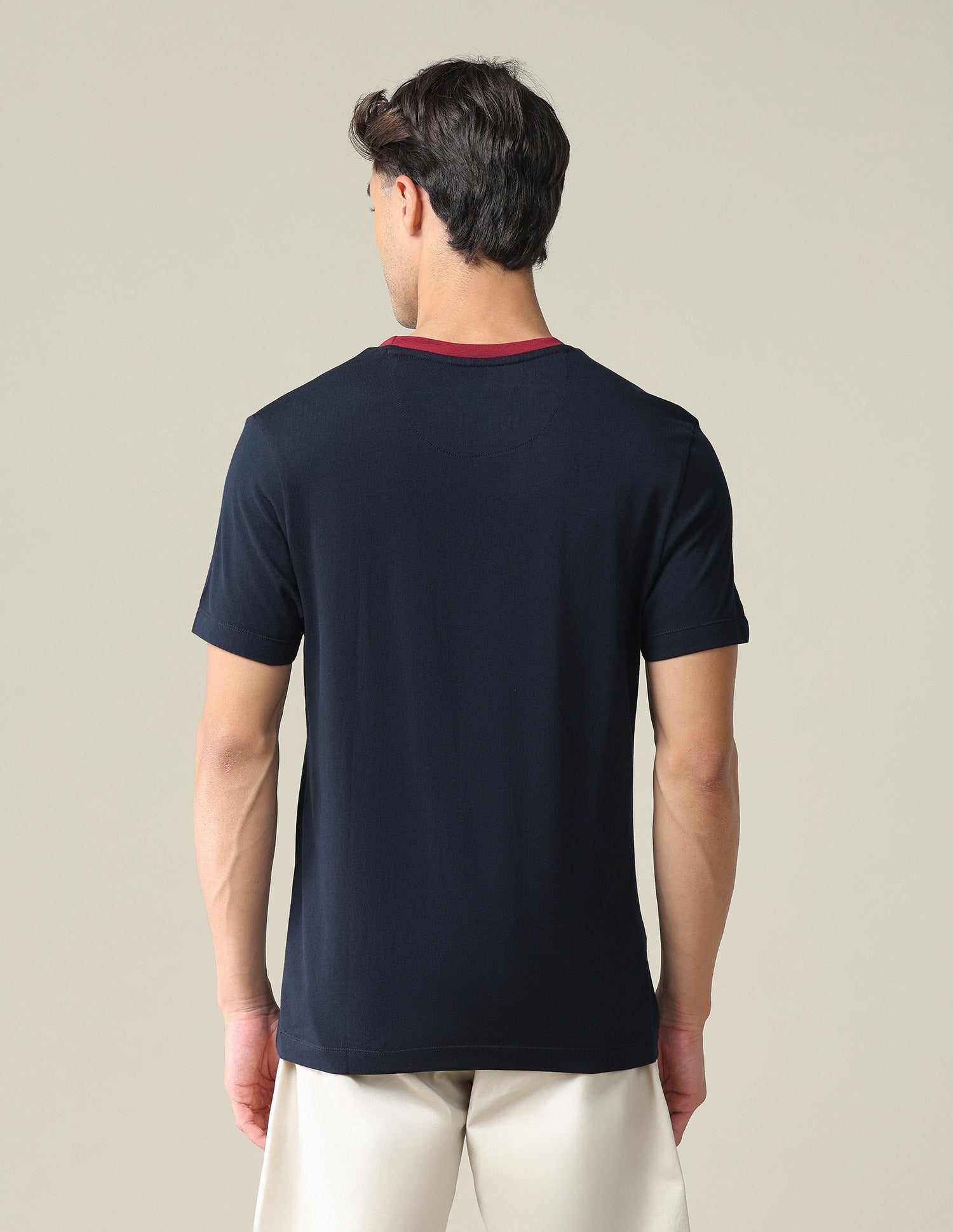 Embroidered Logo T-Shirt Navy - U.S. POLO ASSN. | Large