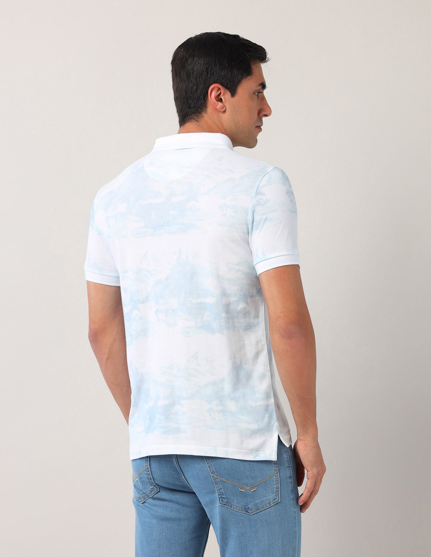 Pure Cotton Americana Polo Shirt Blue - U.S. Polo Assn. India | Large