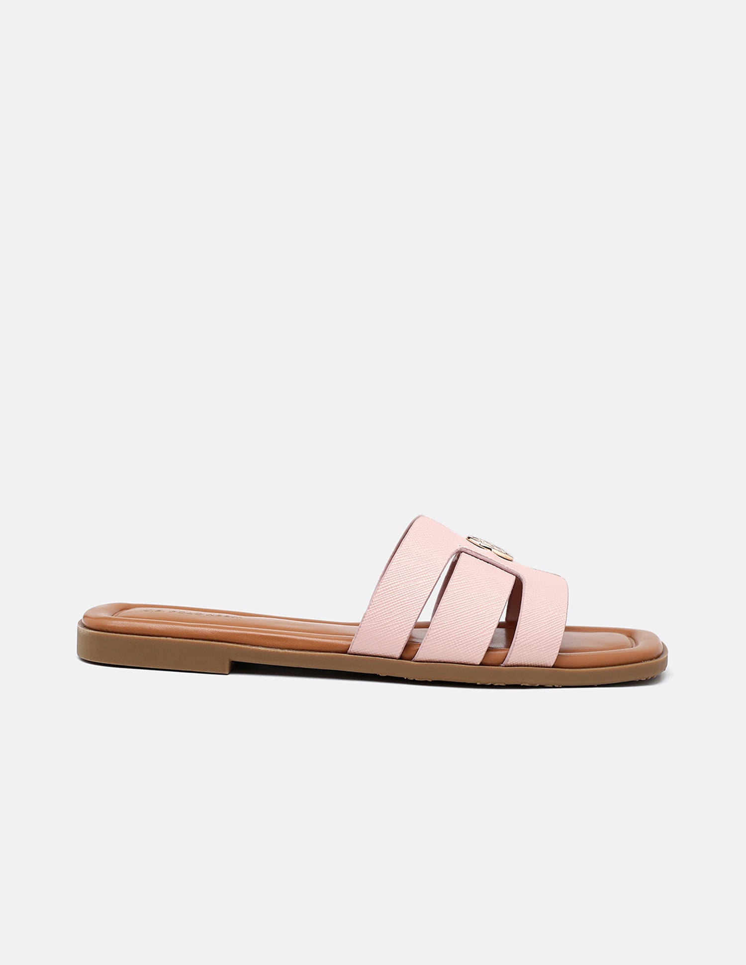 Textured Lucien Sandals Pink - U.S. Polo Assn. India | Large