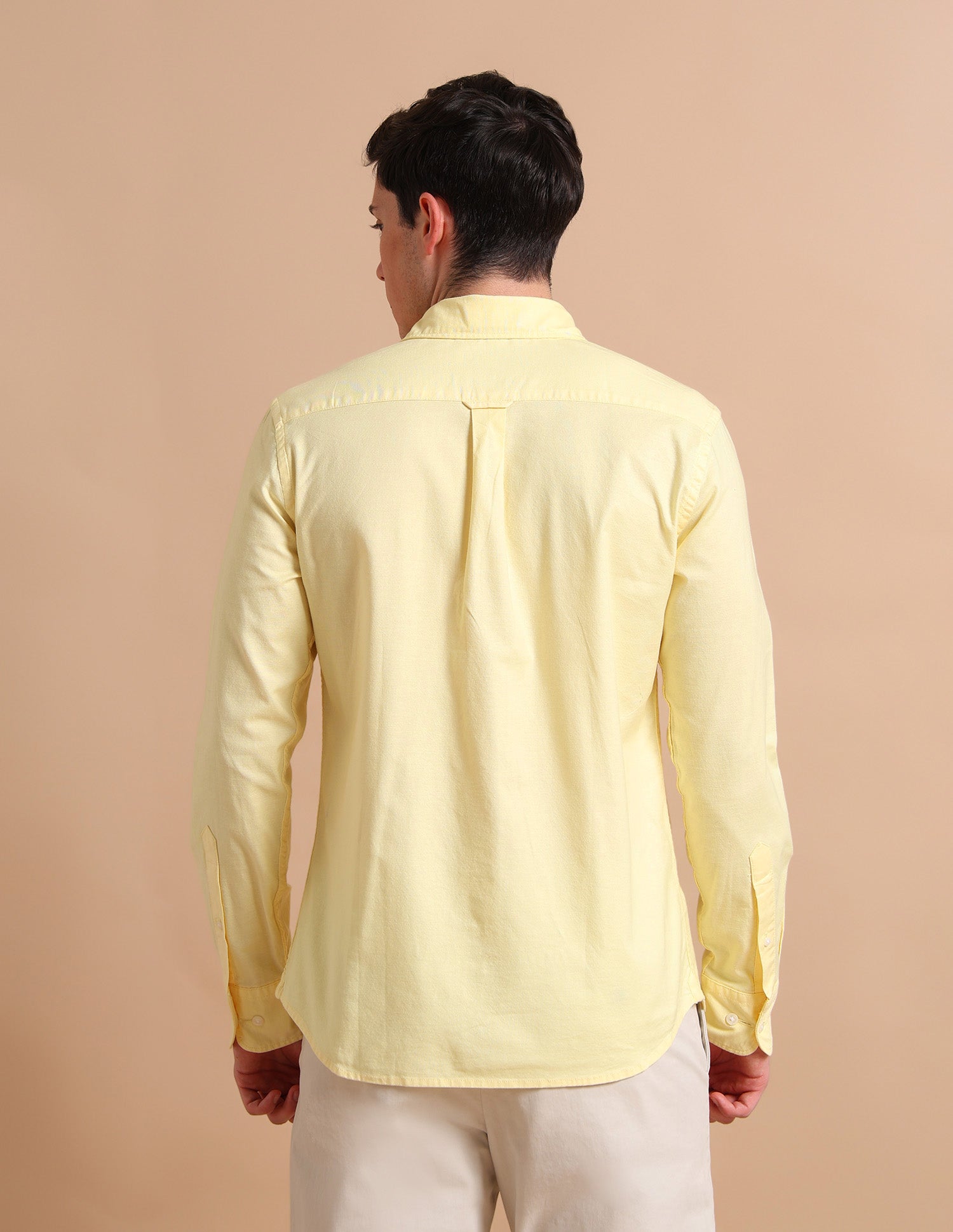 Soft Oxford Shirt Yellow - U.S. POLO ASSN. | Large