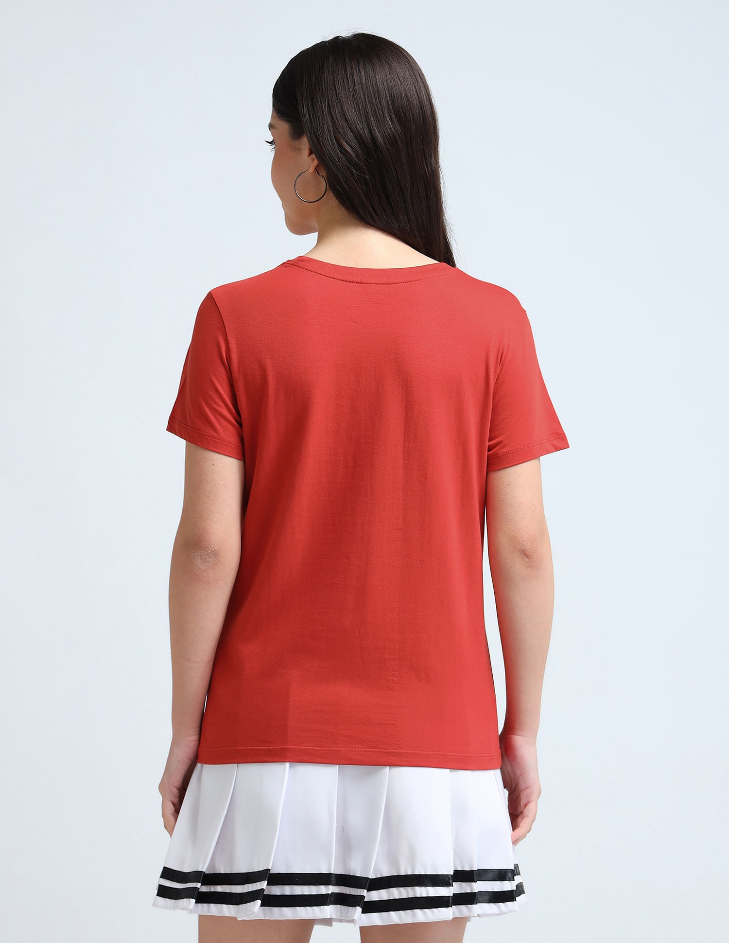 HD Print Cotton T-Shirt Red - U.S. POLO ASSN. | Large