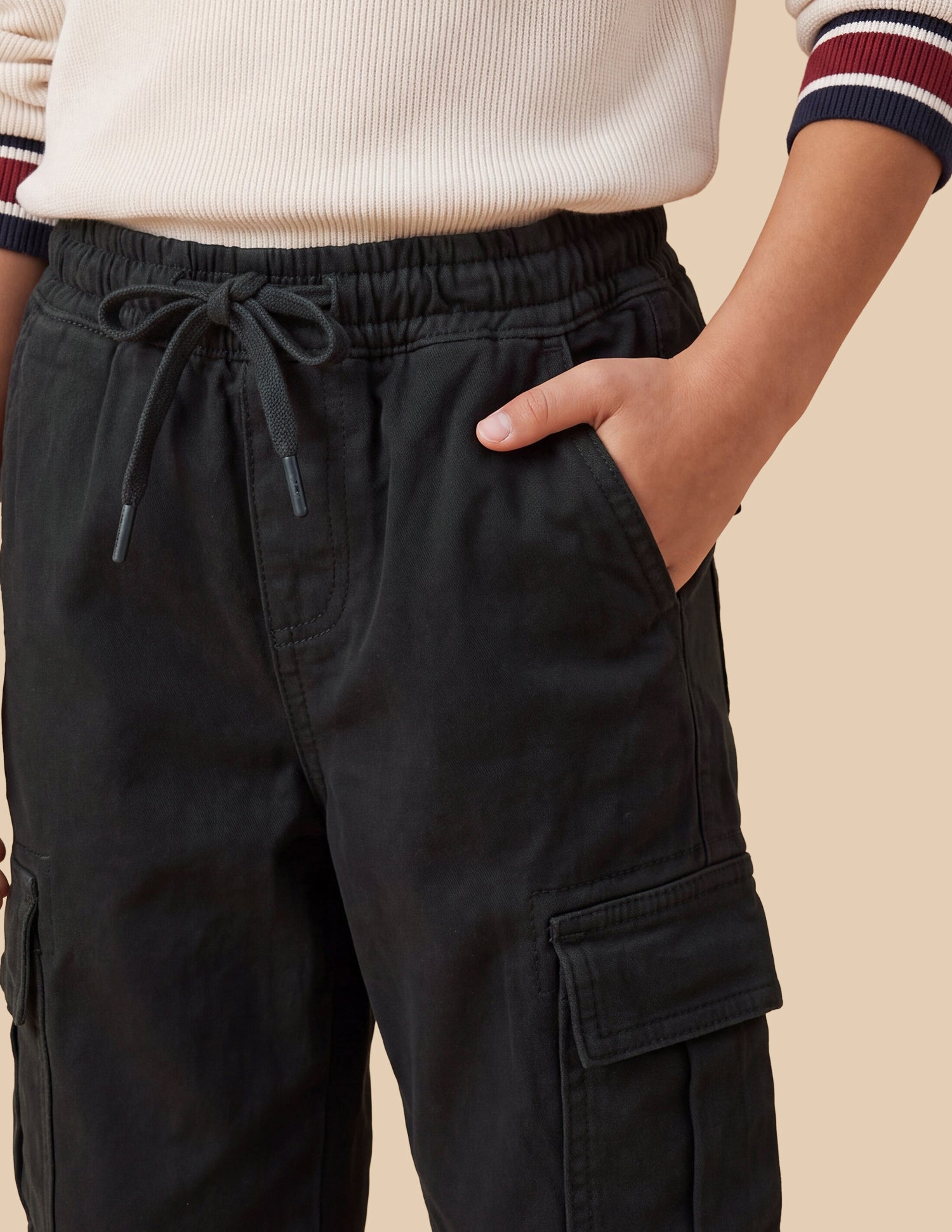 Shawn Baggy Fit Grey Cargo Jeans Dark Grey - U.S. Polo Assn. India | Large