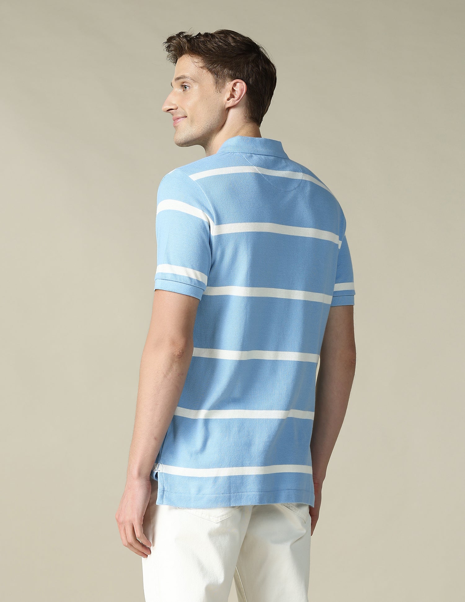 Horizontal Striped Regular Fit Polo Shirt Blue - U.S. POLO ASSN. | Large