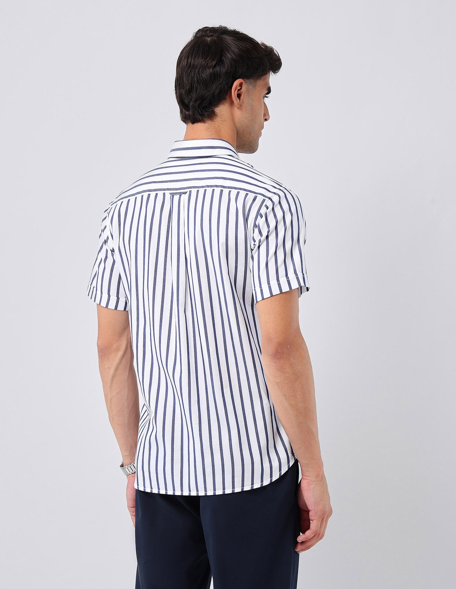 Vertical Striped 135Th Shirt Navy - U.S. Polo Assn. India | Large