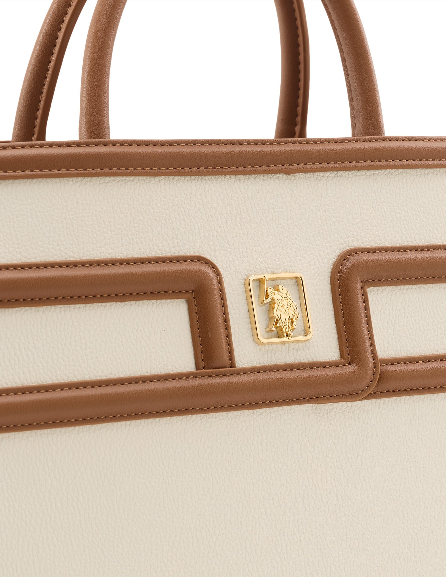 Carla Satchel Bag Beige - U.S. Polo Assn. India | Large