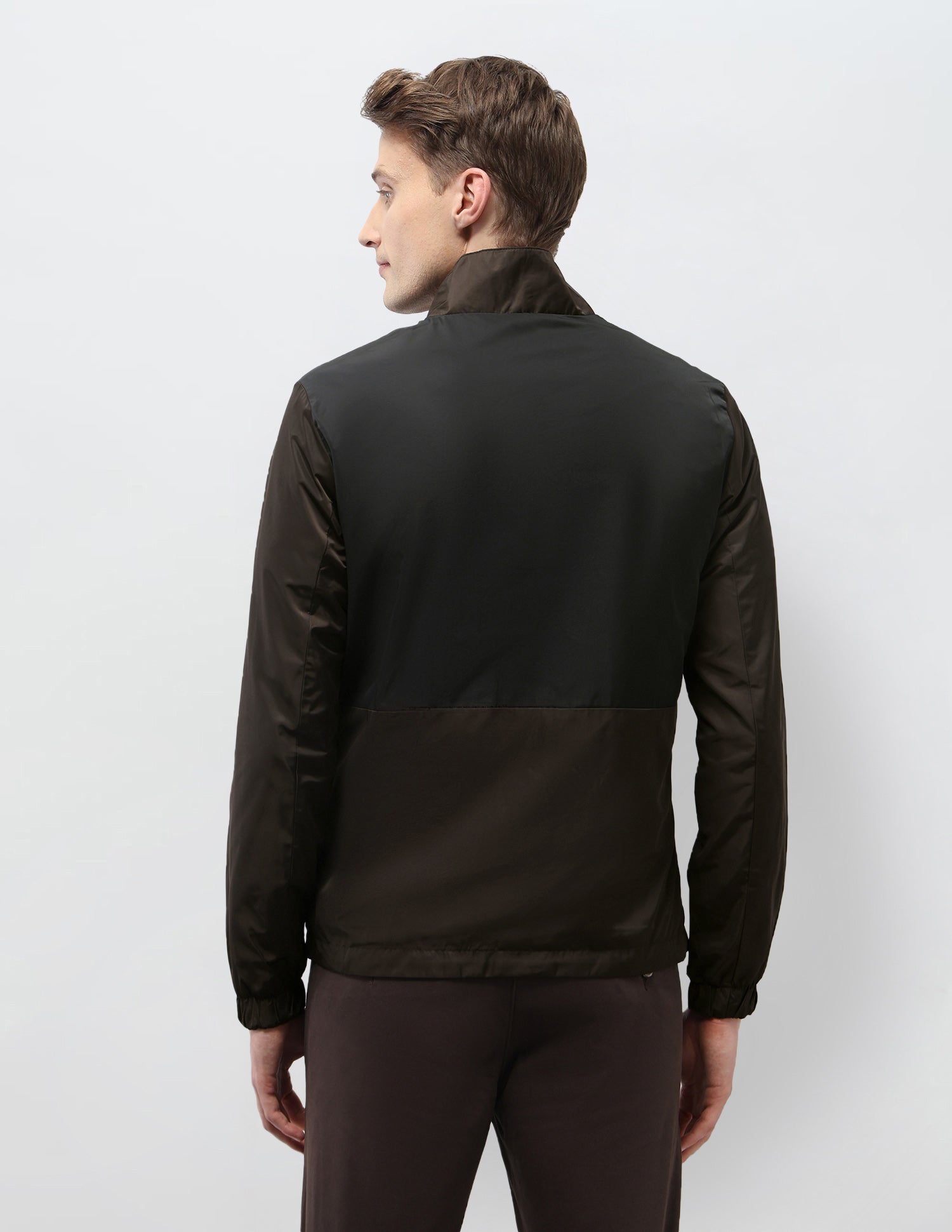 Reversible Colour Blocked Jacket Choco - U.S. Polo Assn. India | Large