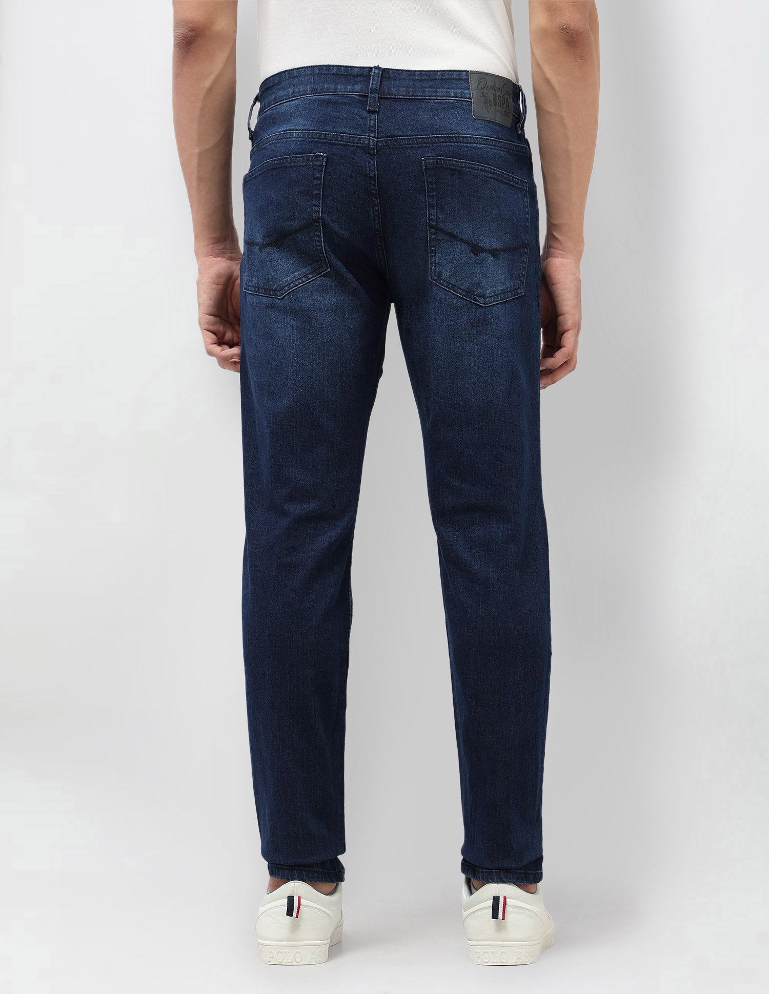 Brandon Slim Tapered Fit Blue Jeans Blue - U.S. Polo Assn. India | Large
