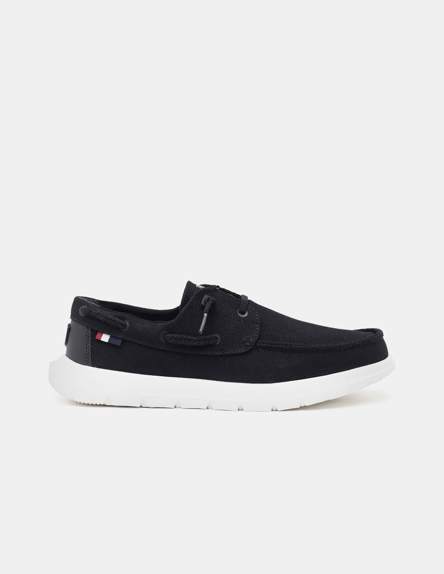 Round Toe Slip Ons Nero Sneakers Black - U.S. Polo Assn. India | Large