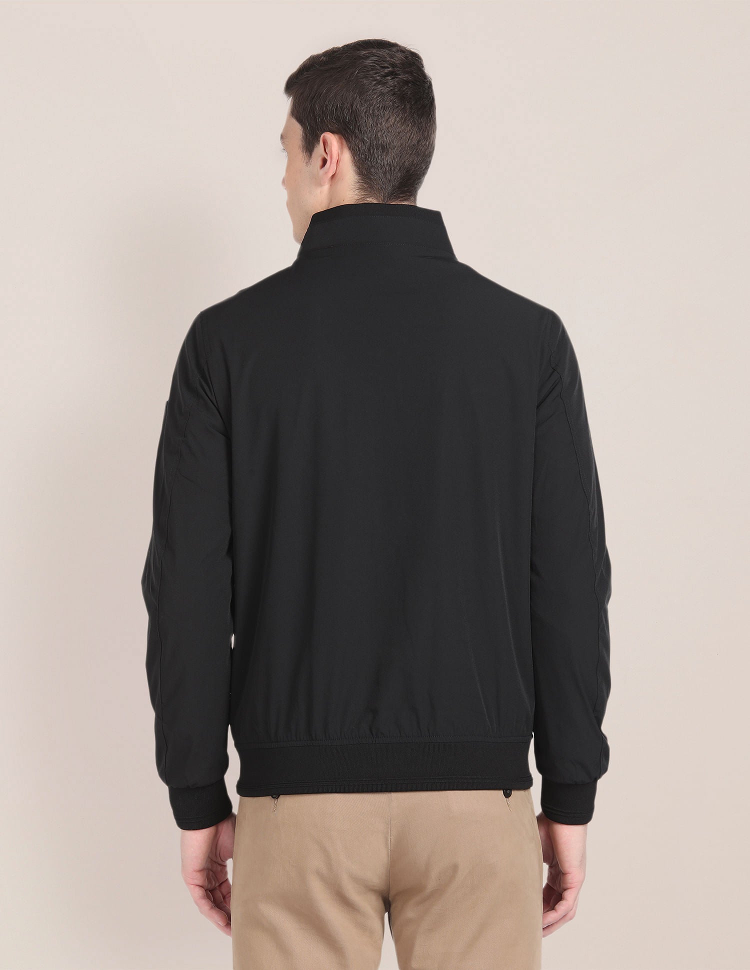 Bomber Windcheater Jacket Black - U.S. Polo Assn. India | Large