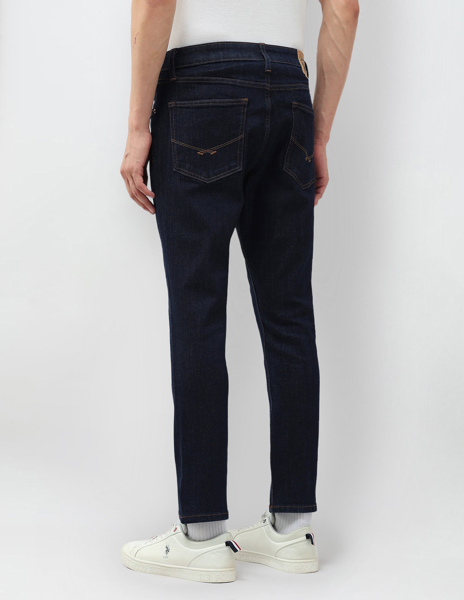 Henry Tapered Fit Blue Jeans Dark Blue - U.S. POLO ASSN. | Large