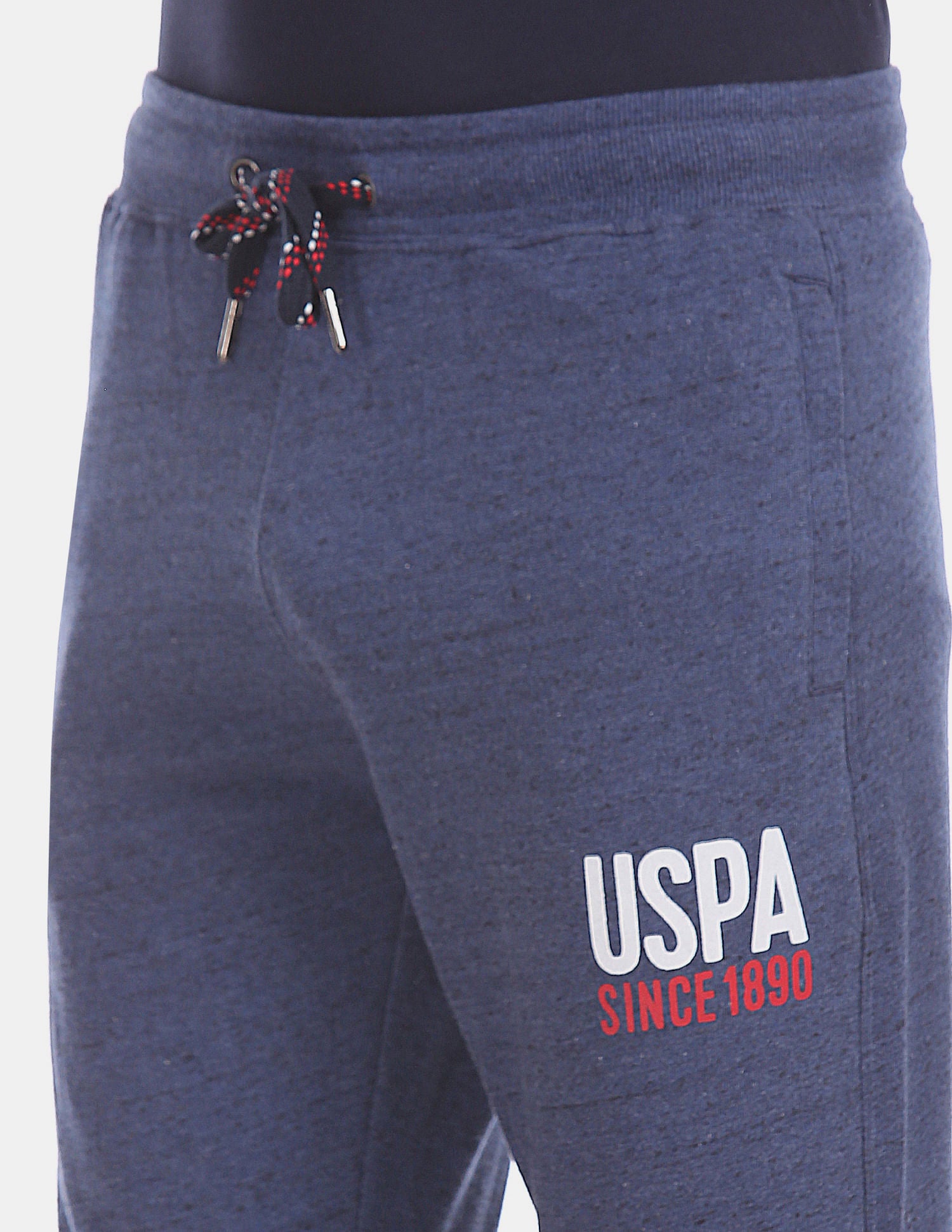 Drawstring Waist Mid Rise I603 Joggers - Pack Of 1 Blue - U.S. POLO ASSN. | Large