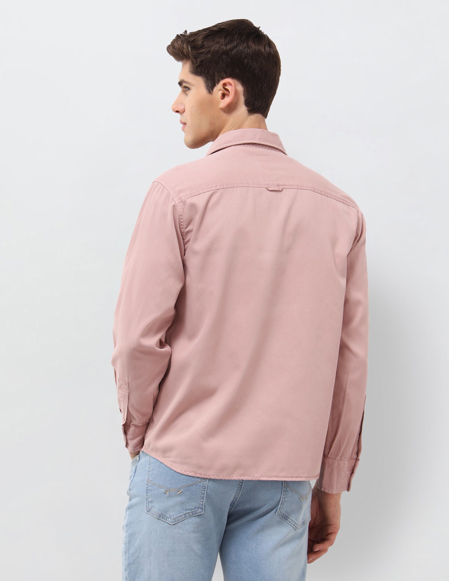 Solid Twill Shirt Pink - U.S. Polo Assn. India | Large
