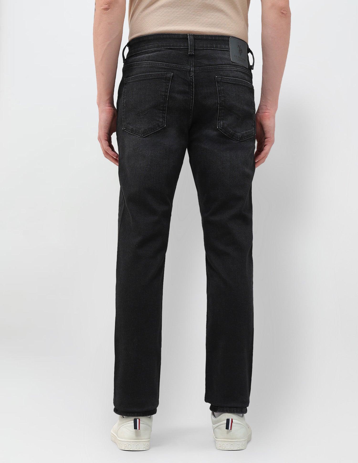 Slim Tapered Black Jeans Black - U.S. POLO ASSN. | Large