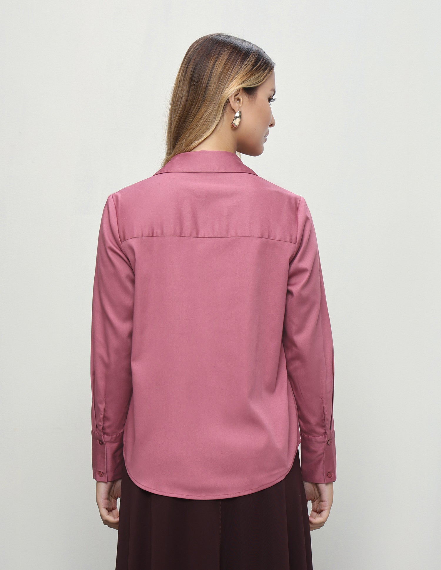 Solid Regular Fit Shirt Pink - U.S. Polo Assn. India | Large