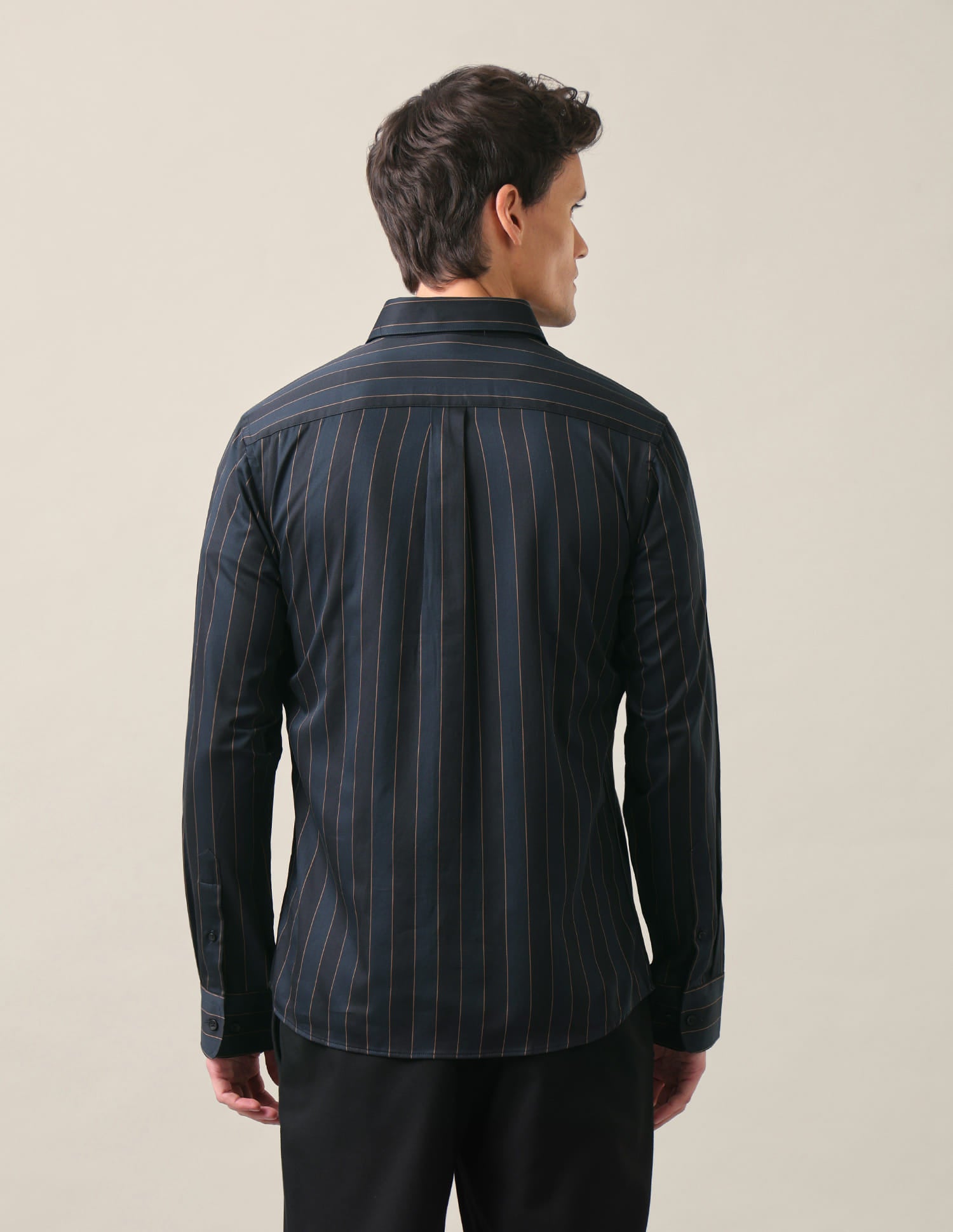 Vertical Striped Tailored Fit Shirt Teal - U.S. Polo Assn. India | Large